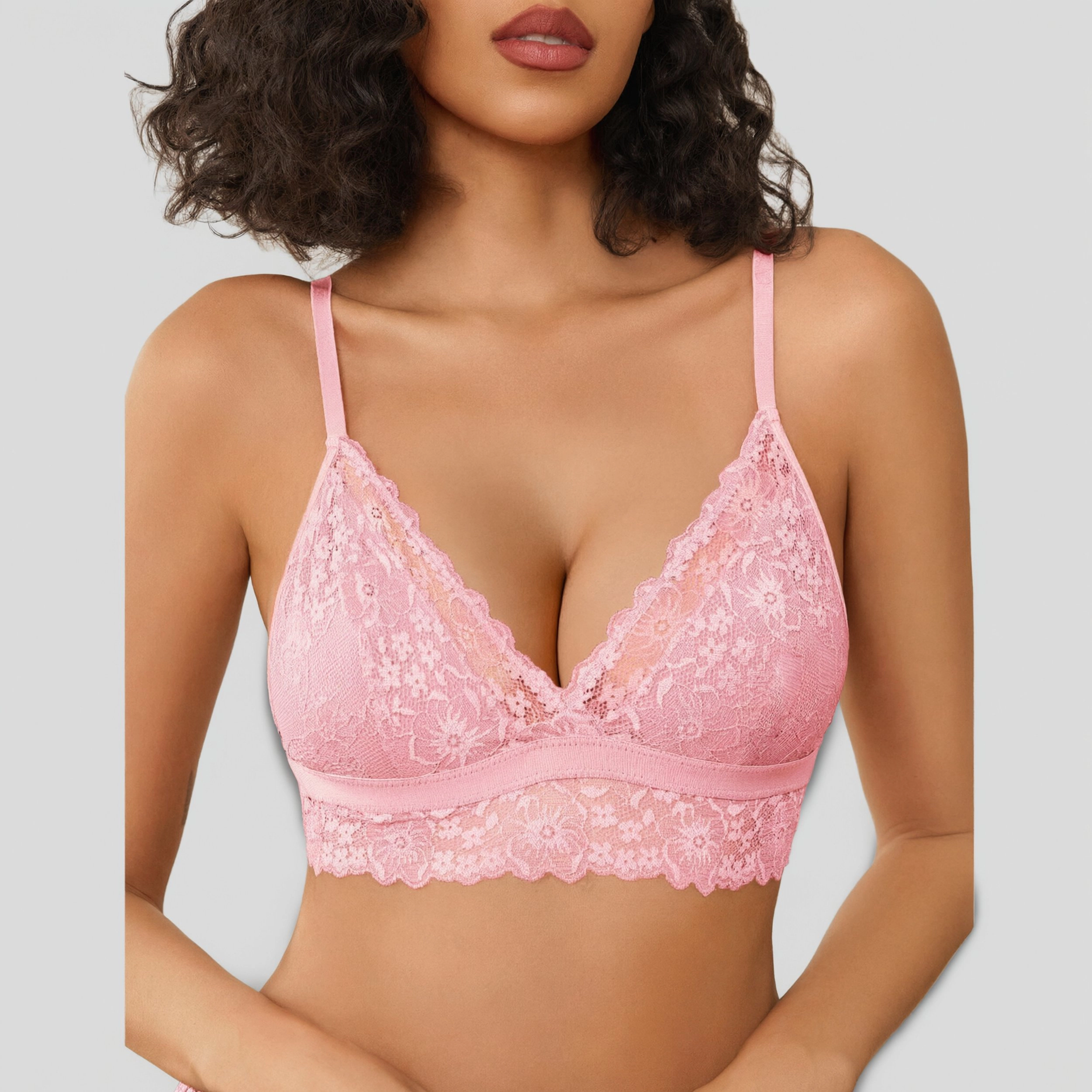 Avidlove Women's Lace Unpadded Wireless Bralette
