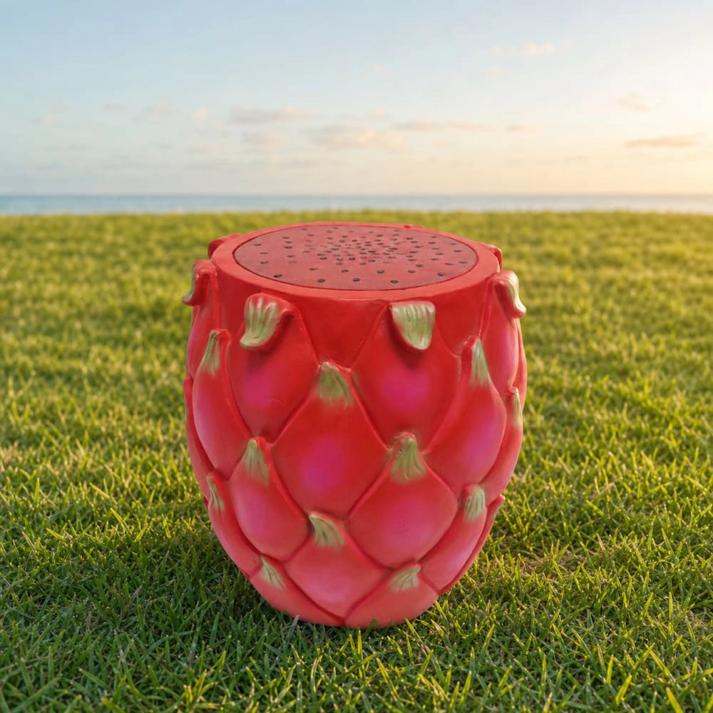 WOW PIONEER Compact Resin Patio Stool