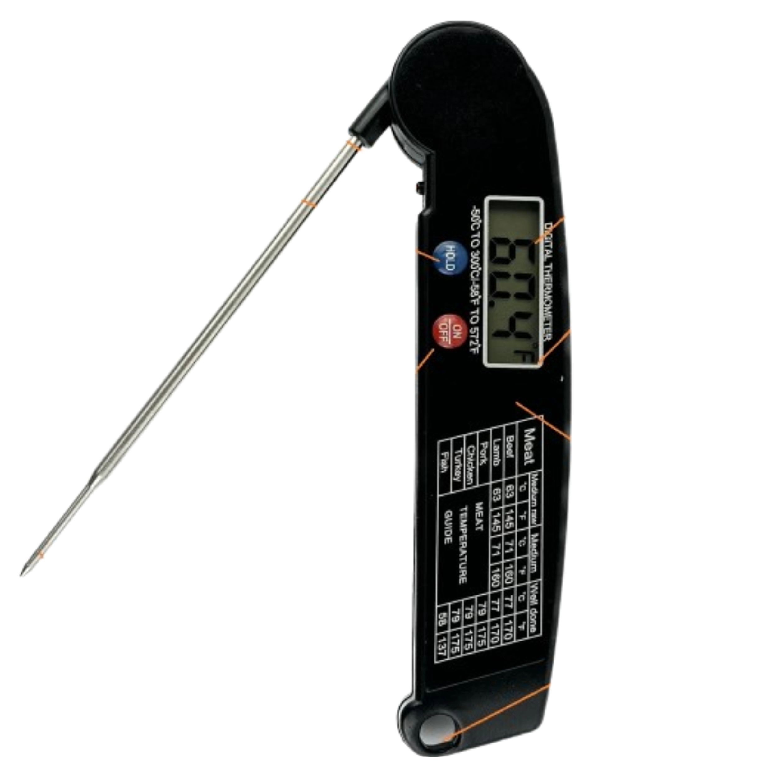 Home Collection Instant Read Digital Meat Thermometer