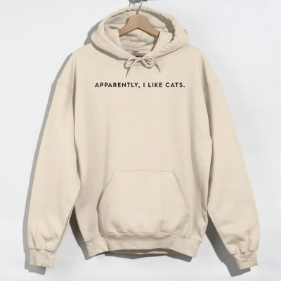 Simply Sage Market - Apparently, I Like Cats Women's Graphic Hoodie