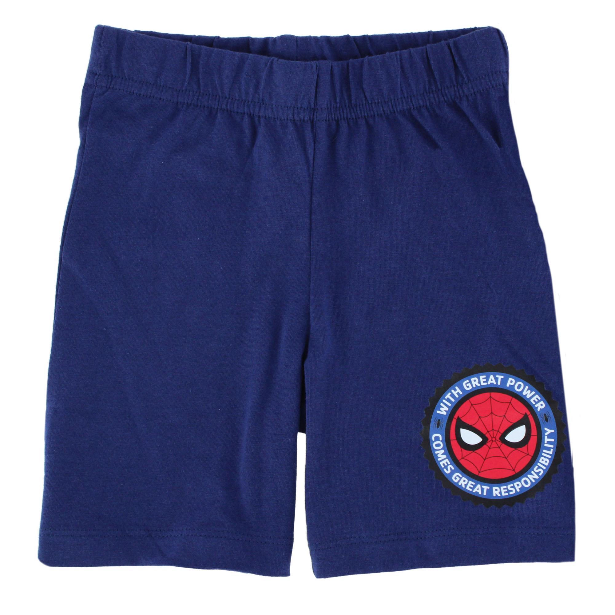 Textiel Trade Boys Toddler Spiderman Short Pajama Set