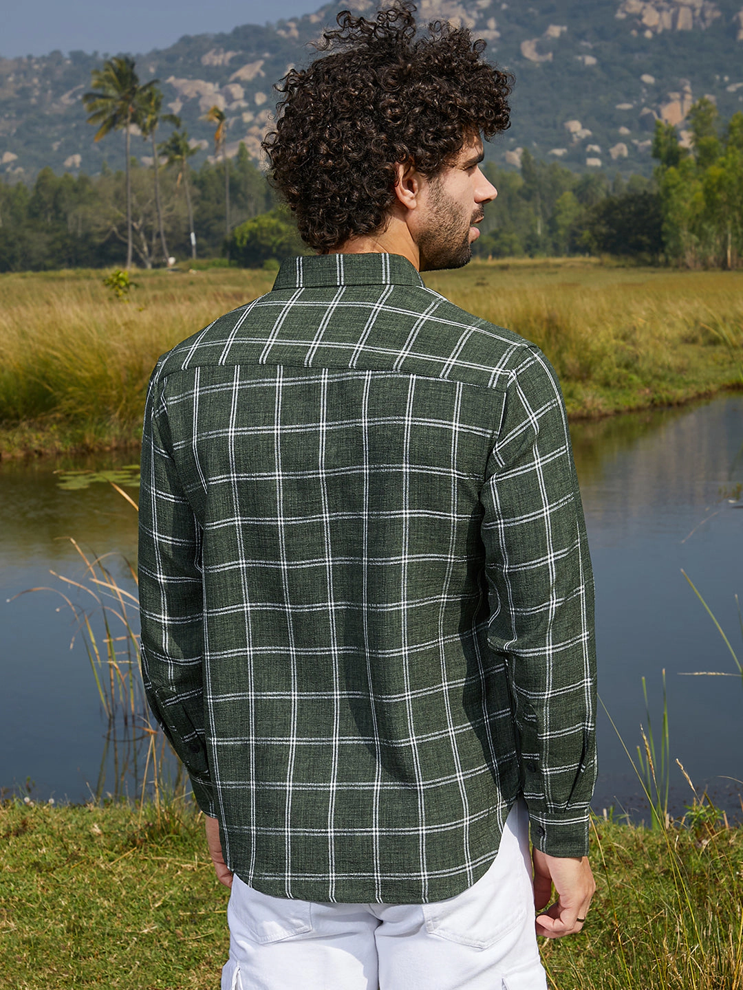 Cahoot Men's Bigraph-Check Shirt