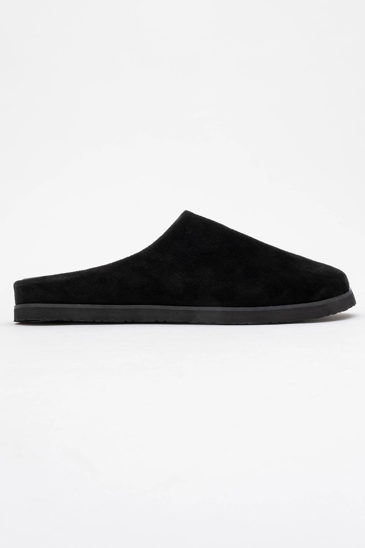 Forever & Always Womens Space Suede Leather Slide Sandals
