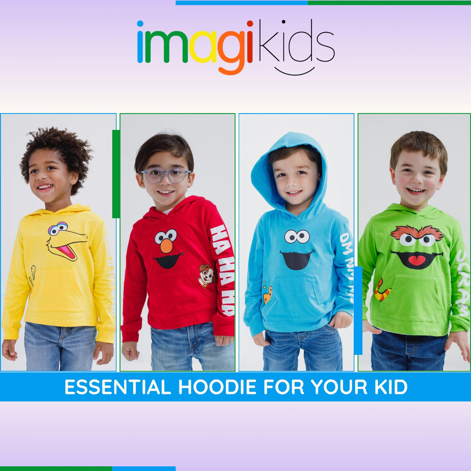 Sesame Street Matching Family Hooded T-Shirt
