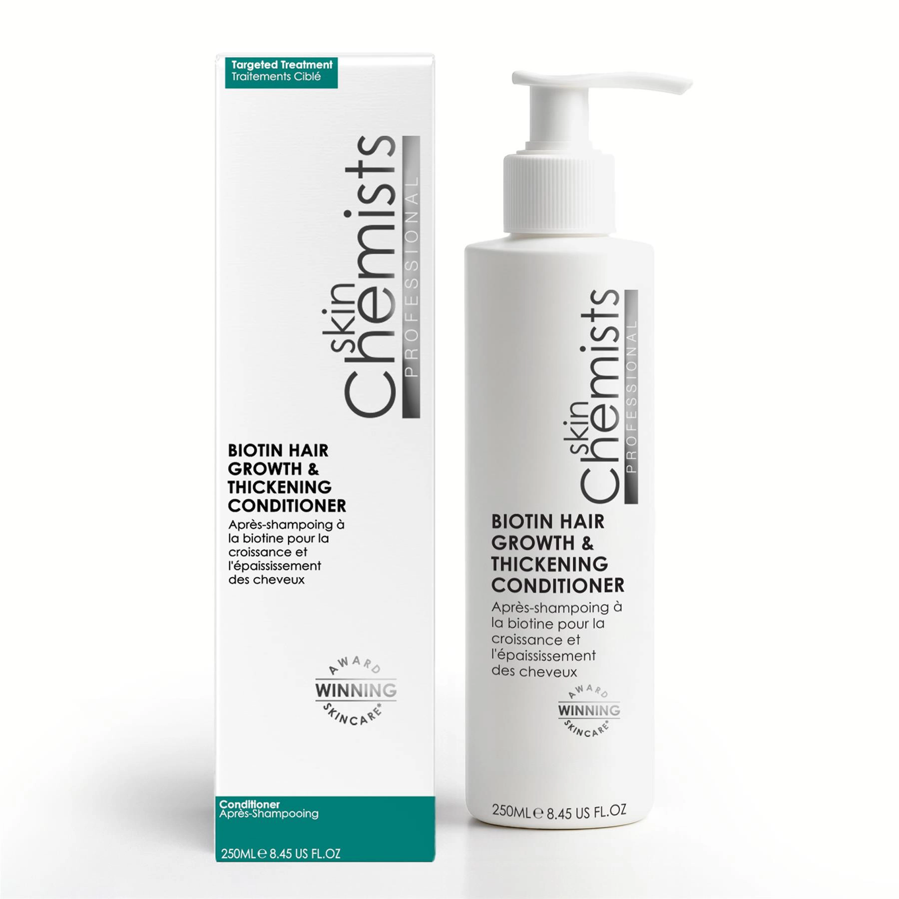 skinChemists Biotin Hair Growth & Thickening Conditioner 250ml - Pro-Vitamin B5 & Biotin, Nourishing Cream Conditioner