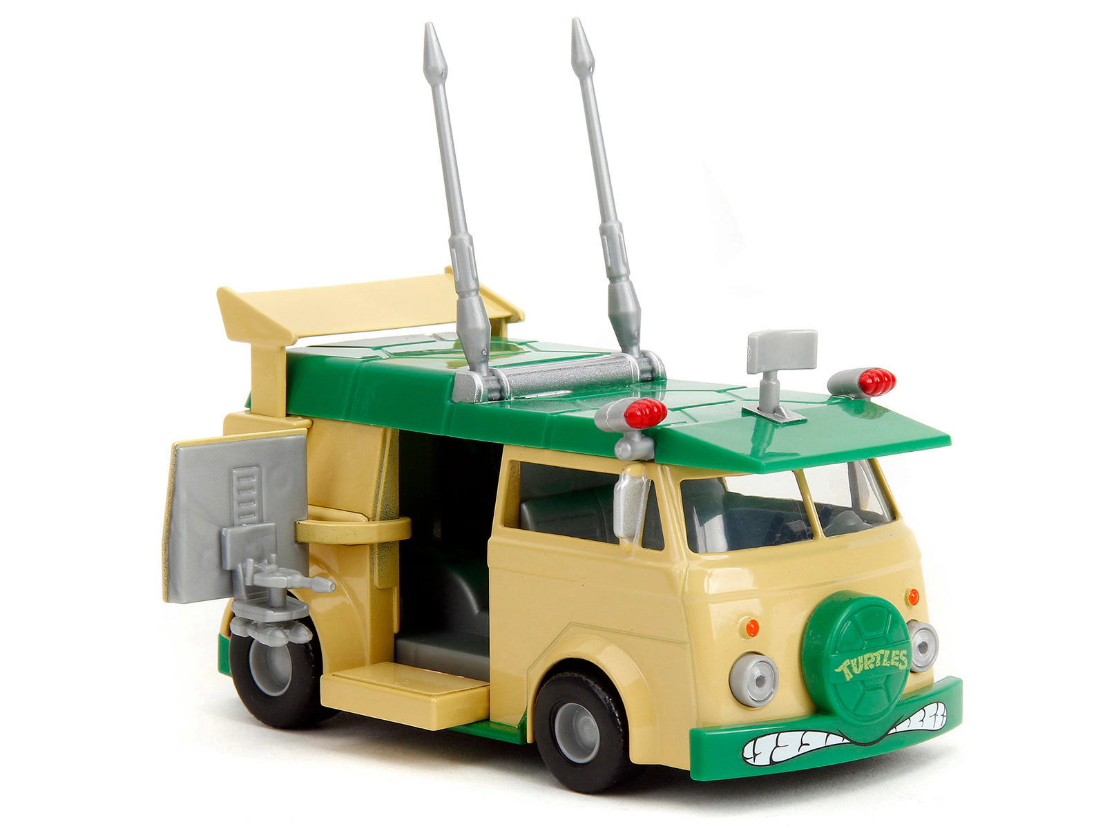 Jada Party Wagon Green and Beige "Teenage Mutant Ninja Turtles" "Hollywood Rides" Series Diecast Model Car by Jada