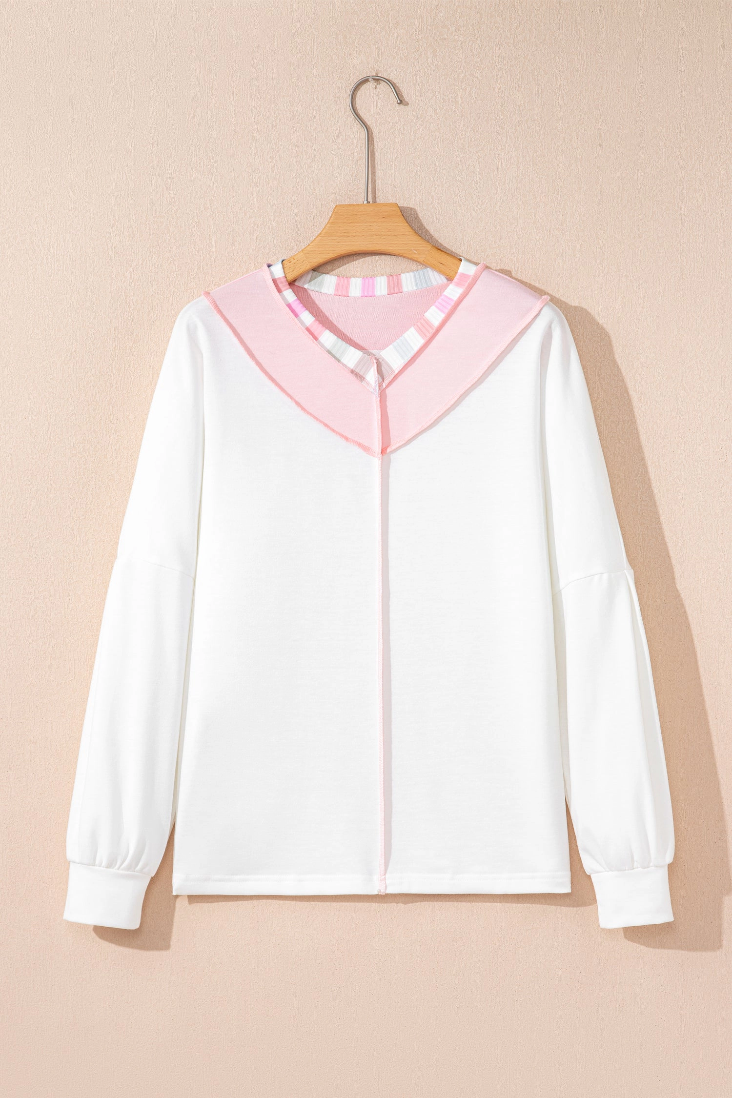 Threaded Pear Women's Promise Color Block Loose Long Sleeve Top