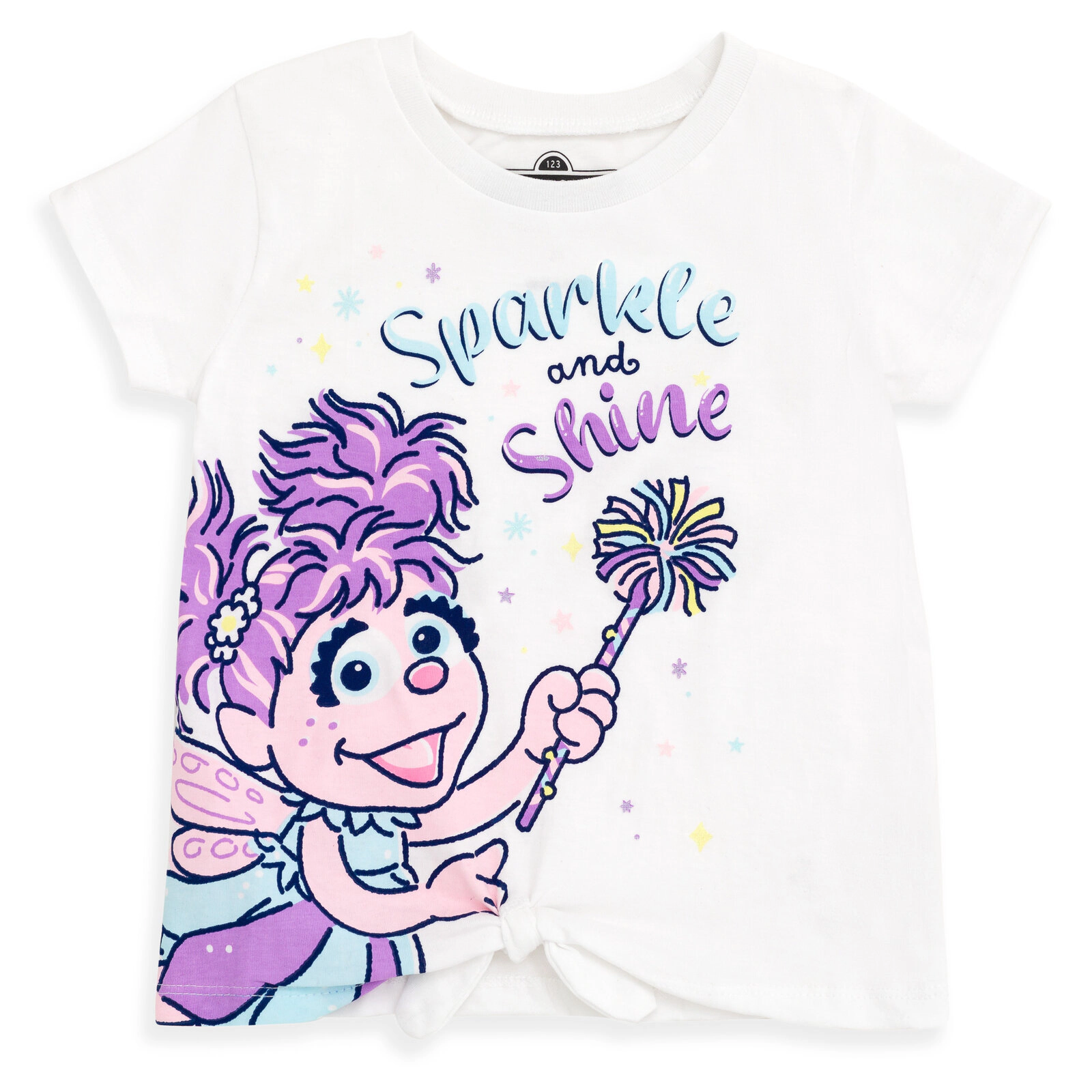 Sesame Street Girls' 3-Pack Short Sleeve Tees