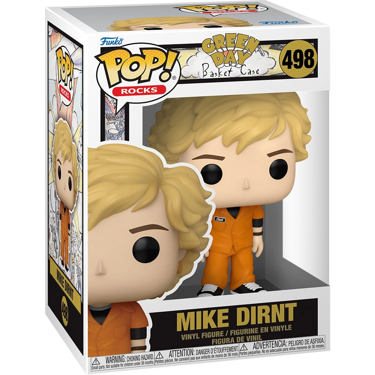 Funko Pop! Green Day (Basket Case): Mike Dirnt #498