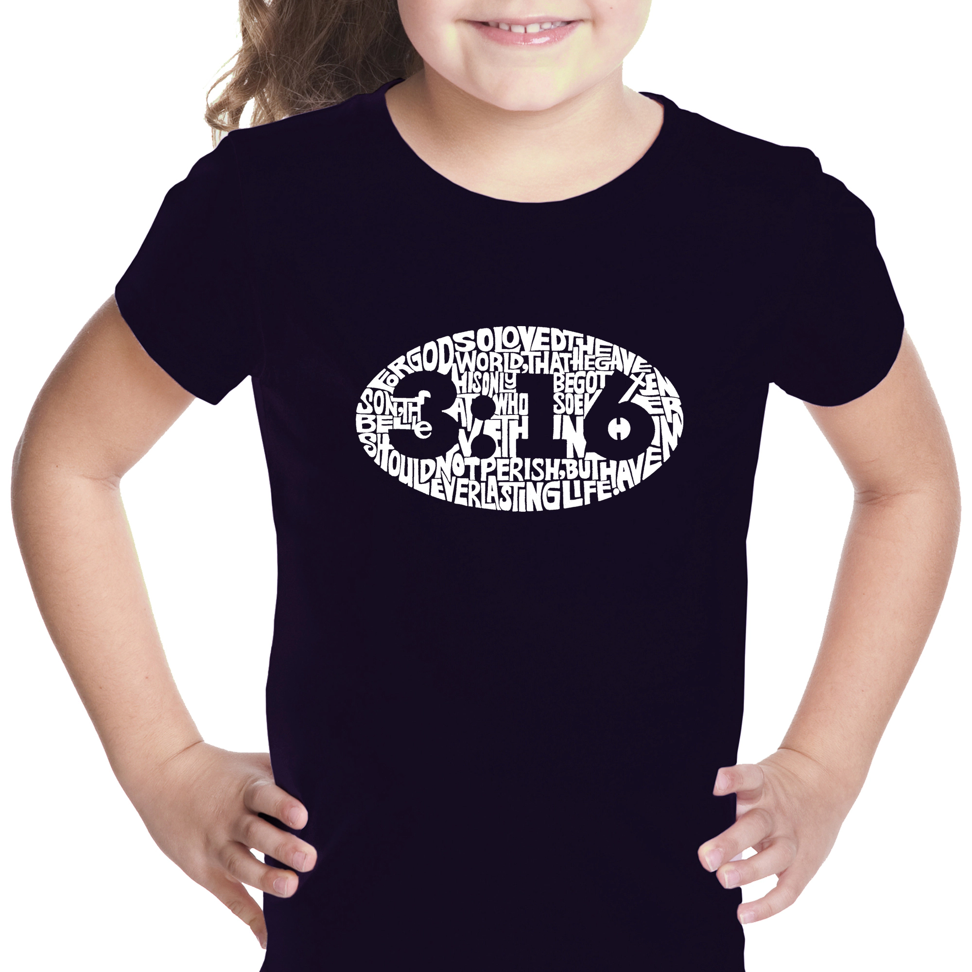 LA Pop Art Girls Word T-Shirt