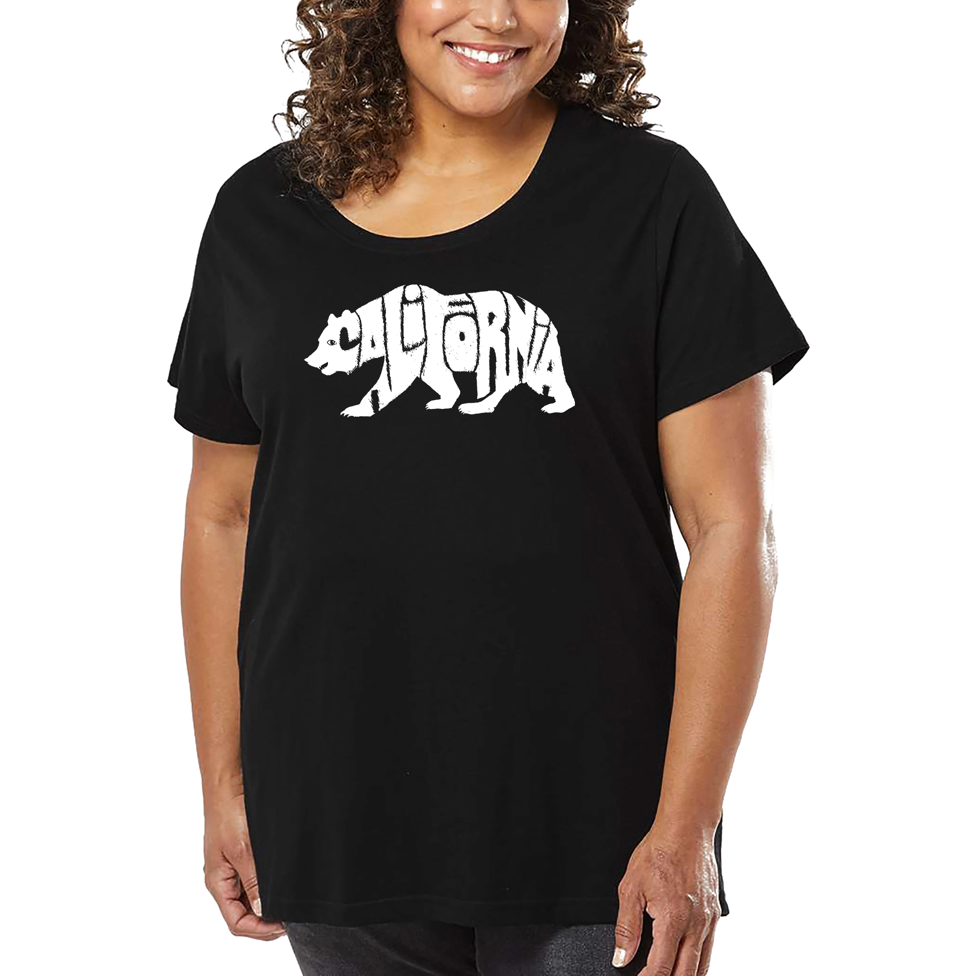 LA Pop Art Women's Plus Word T-Shirt