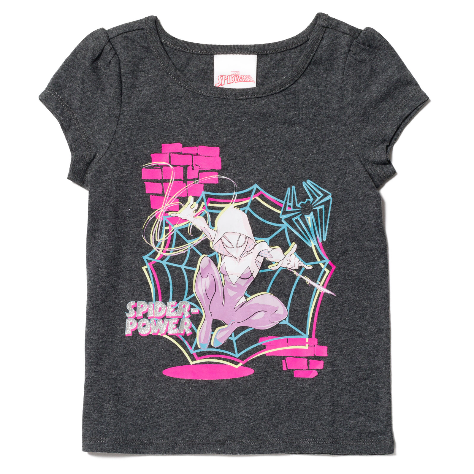 Marvel Spider-Verse Ghost-Spider Girls' T-Shirt and Tutu Skirt Set