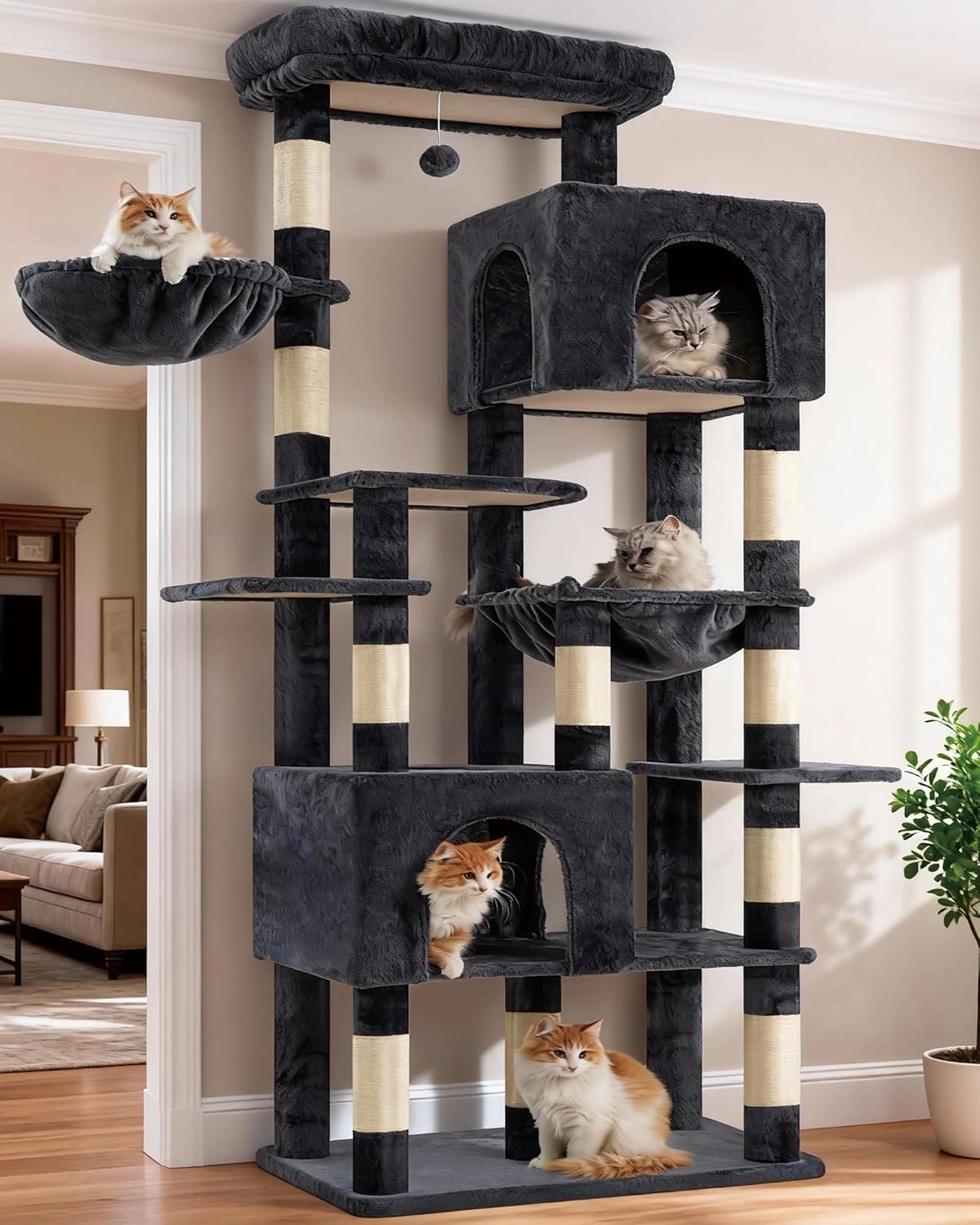Heybly Multi-Level Large Cat Tree