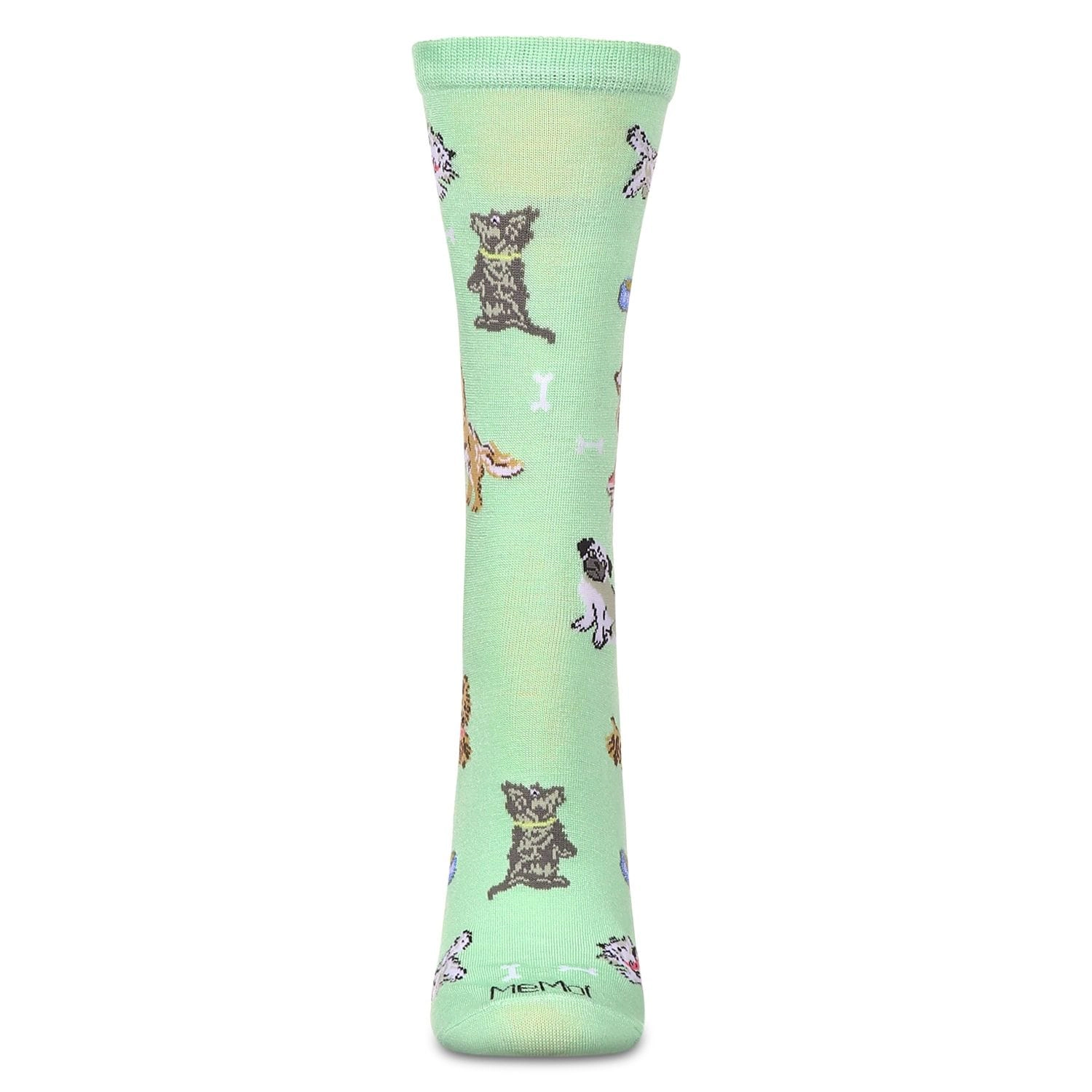 MeMoi Women's Dogs Rayon From Bamboo Crew Socks