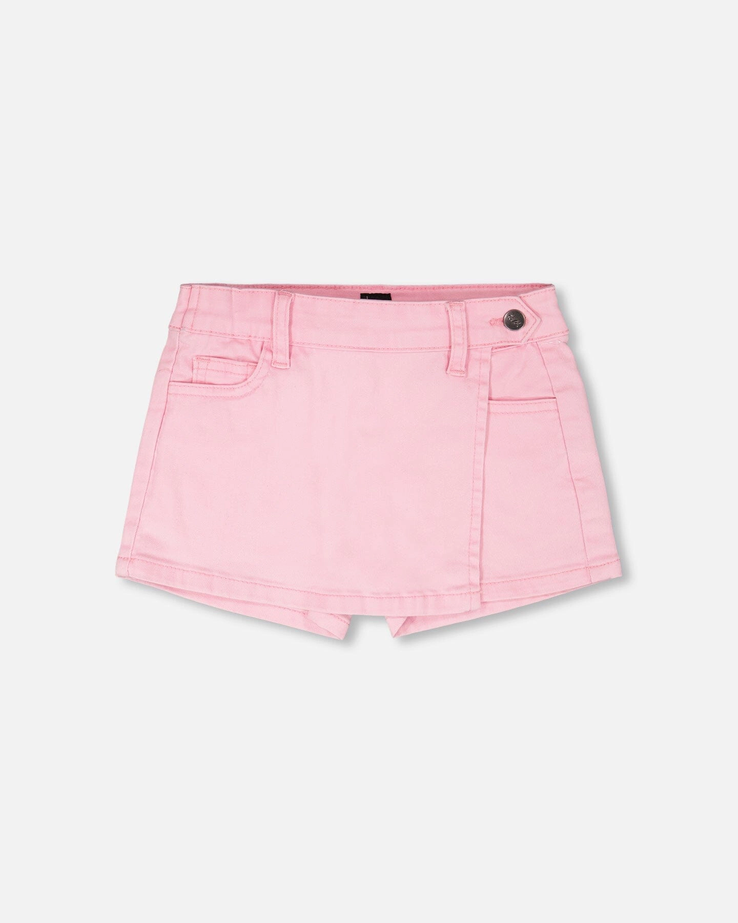 Deux par Girls Stretch Twill Front Pocket Skort