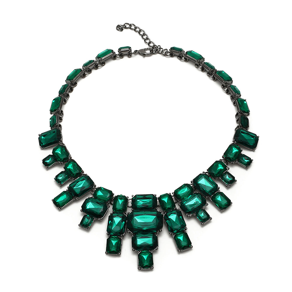 SOHI Women's Green Necklace