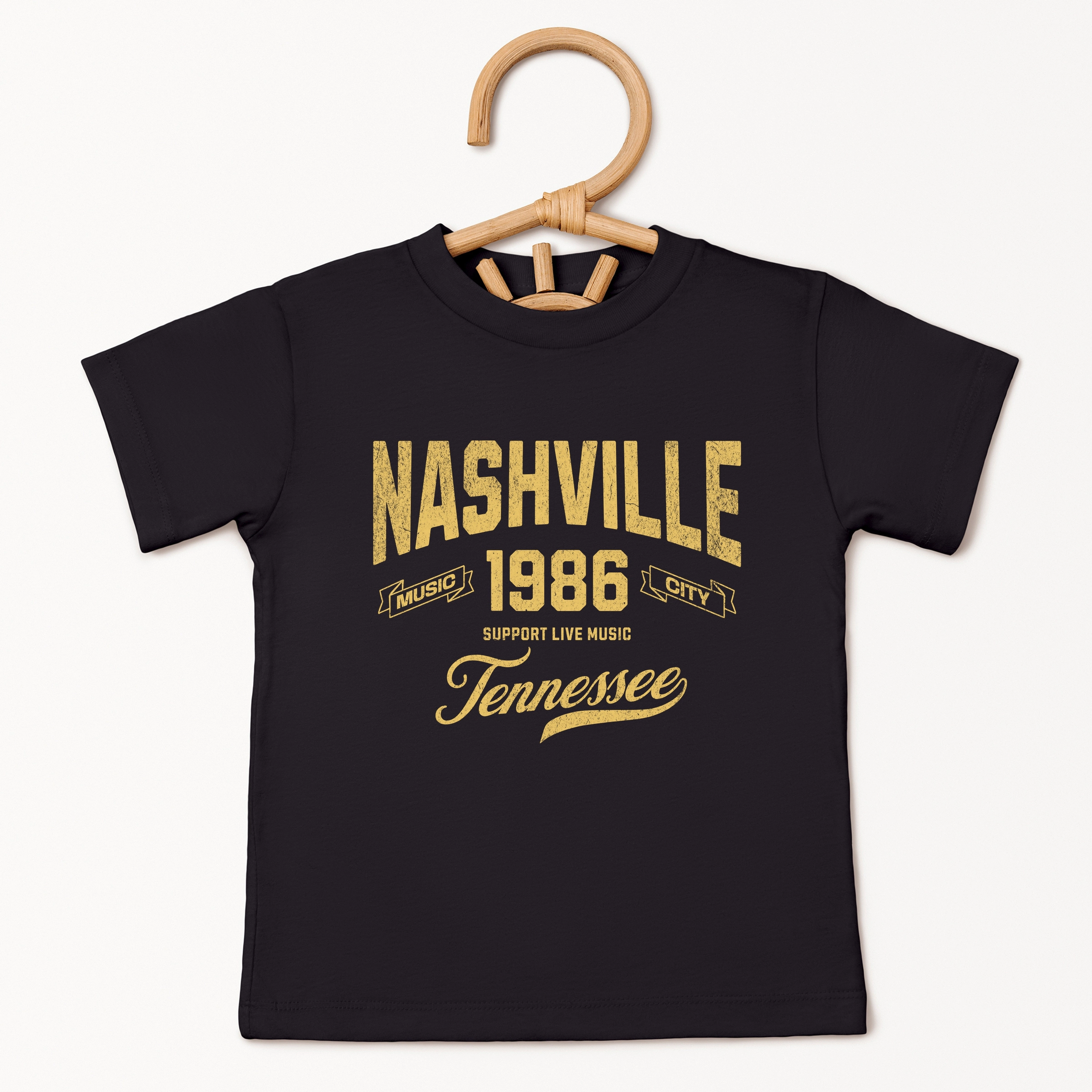 The Juniper Shop - Toddler Short Sleeve Graphic T-Shirt Nashville Tennessee Music City