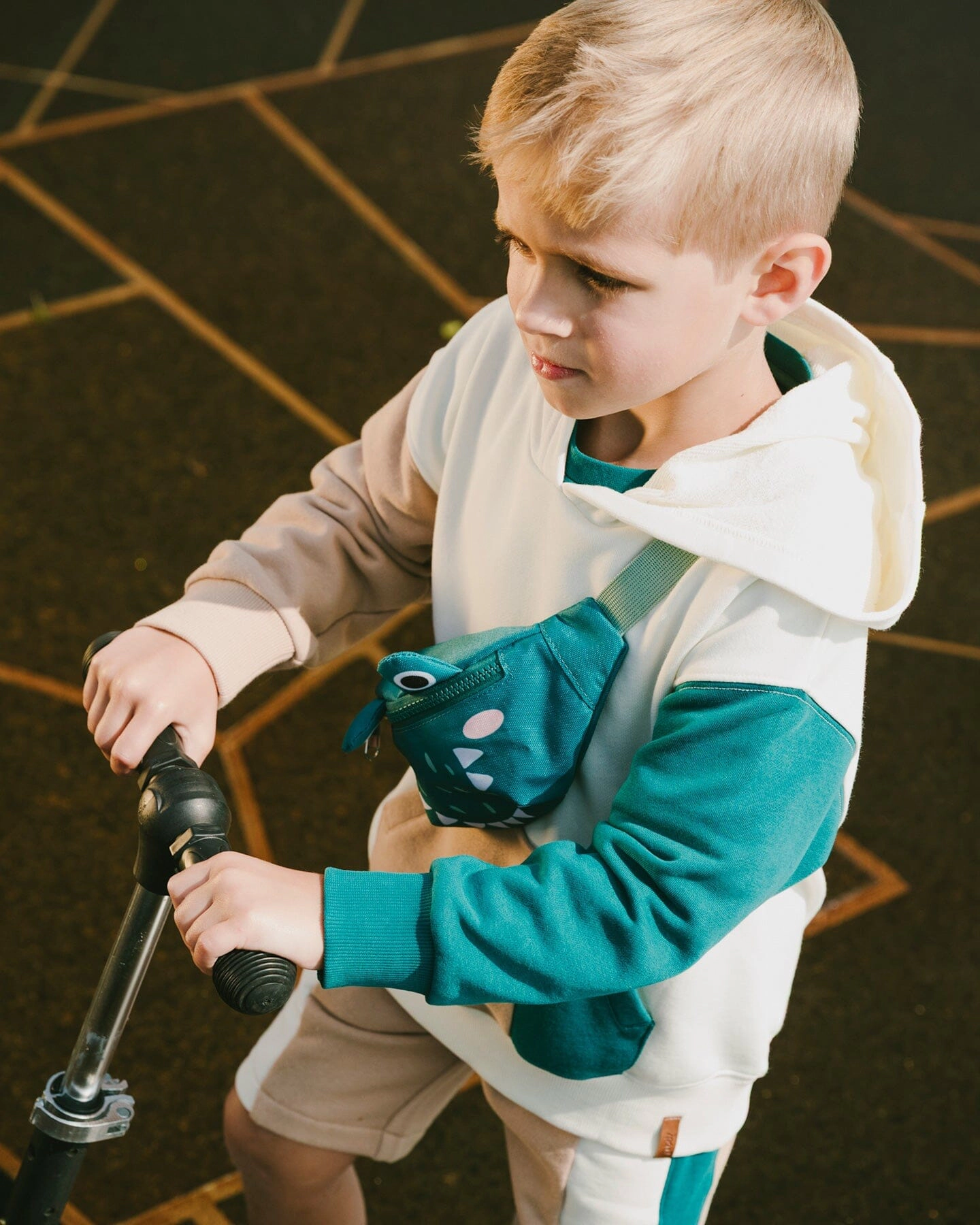 Deux par Deux Boys French Terry Hoodie