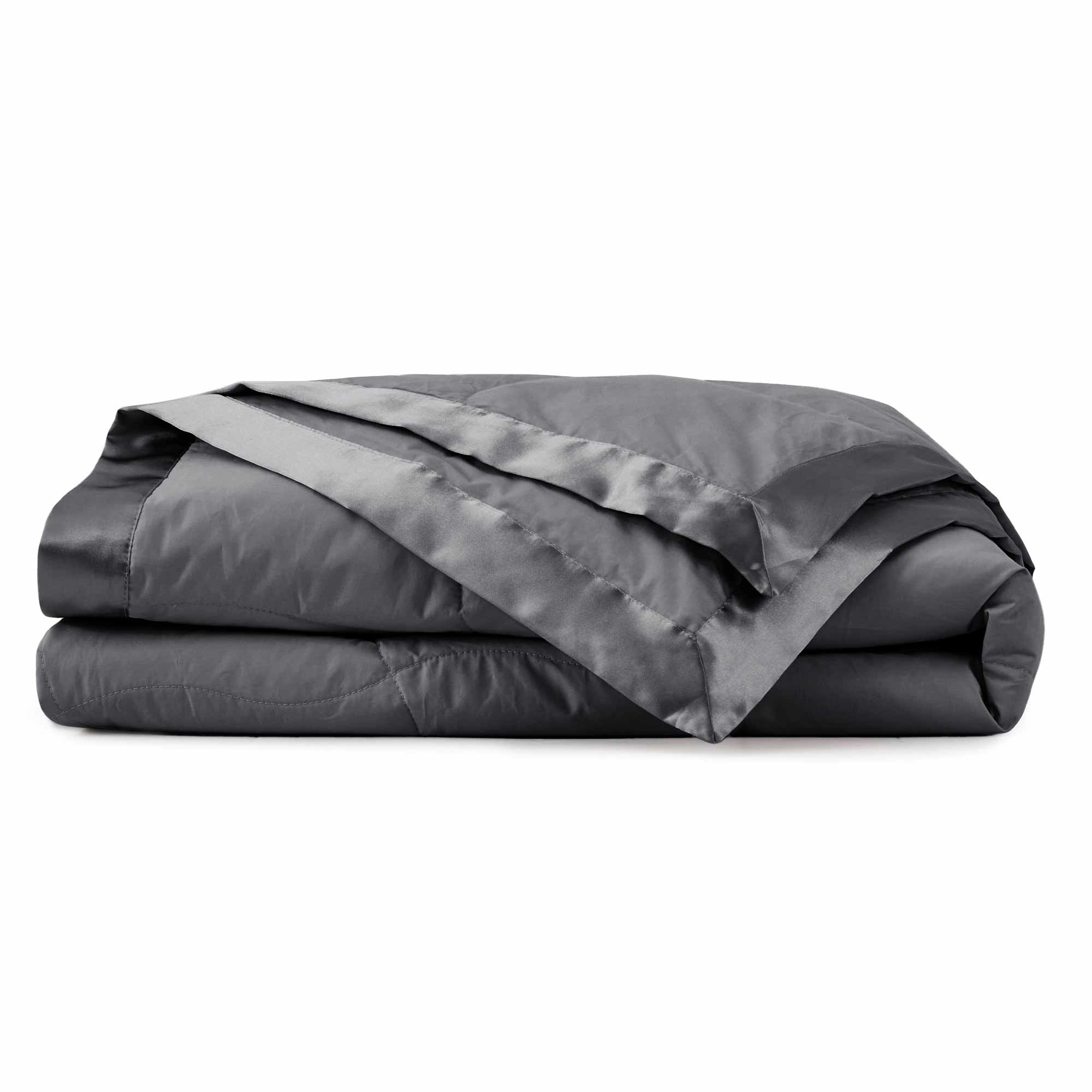 PEACENEST Solid Feather Fiber Blanket Soft Cozy Bed