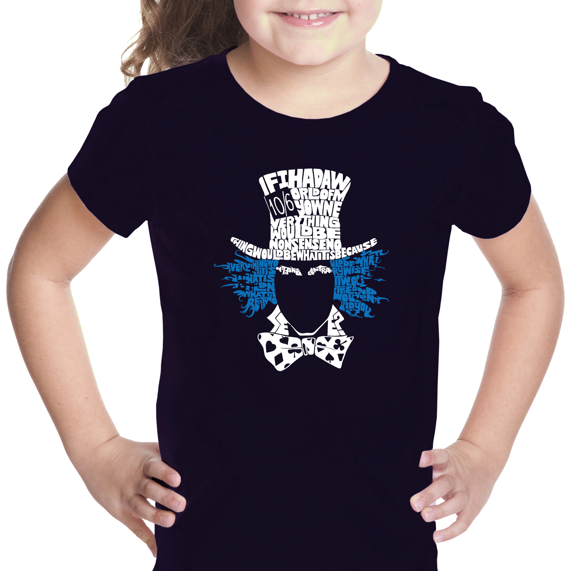 LA Pop Art Girls Word T-Shirt - The Mad Hatter