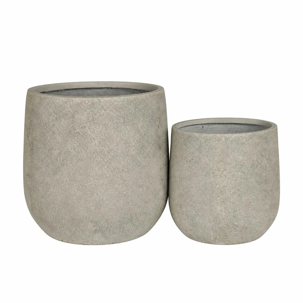 WOW PIONEER 17 Inch Square Magnesium Oxide Planter for Patio Indoor Outdoor Garden