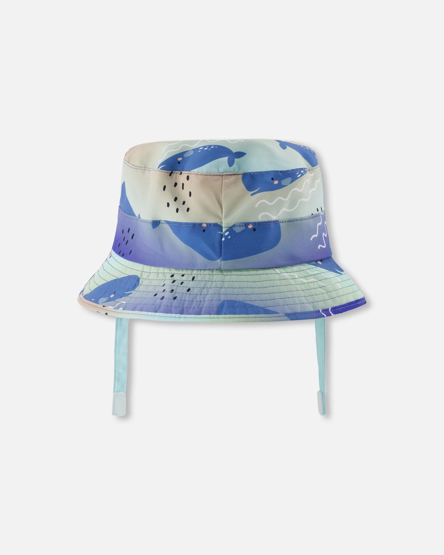 Deux par Boys Recycled Polyester Beach Hat Whale Print