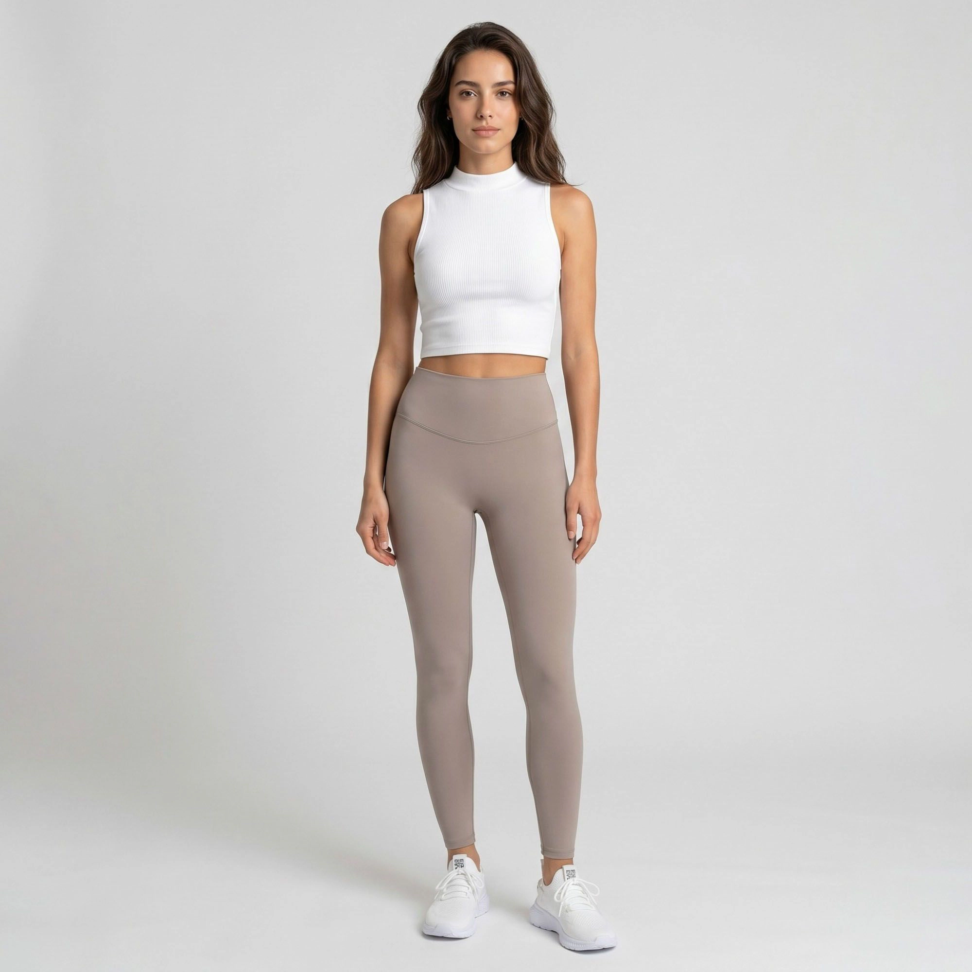 Anna-Kaci Women's High Waist Leggings with Back Contour Seam and Smooth Stretch Fit