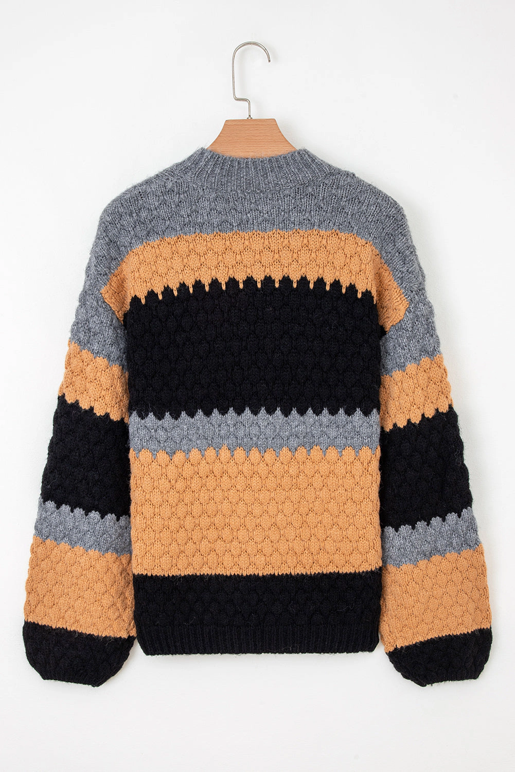 Threaded Pear Women's Abigail Block High Baggy Sweater