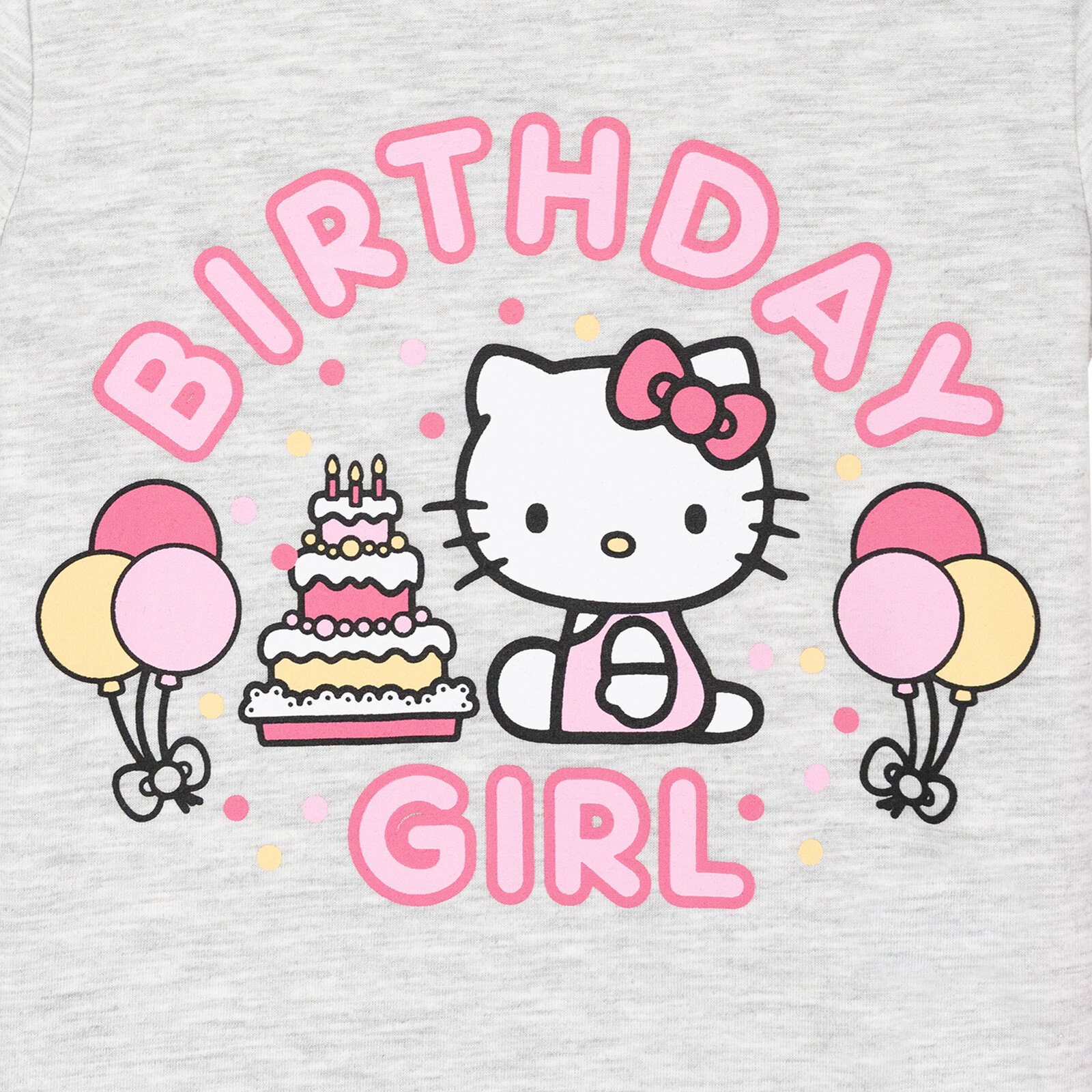 Hello Kitty Girls' 2-Piece T-Shirt and Skirt Set