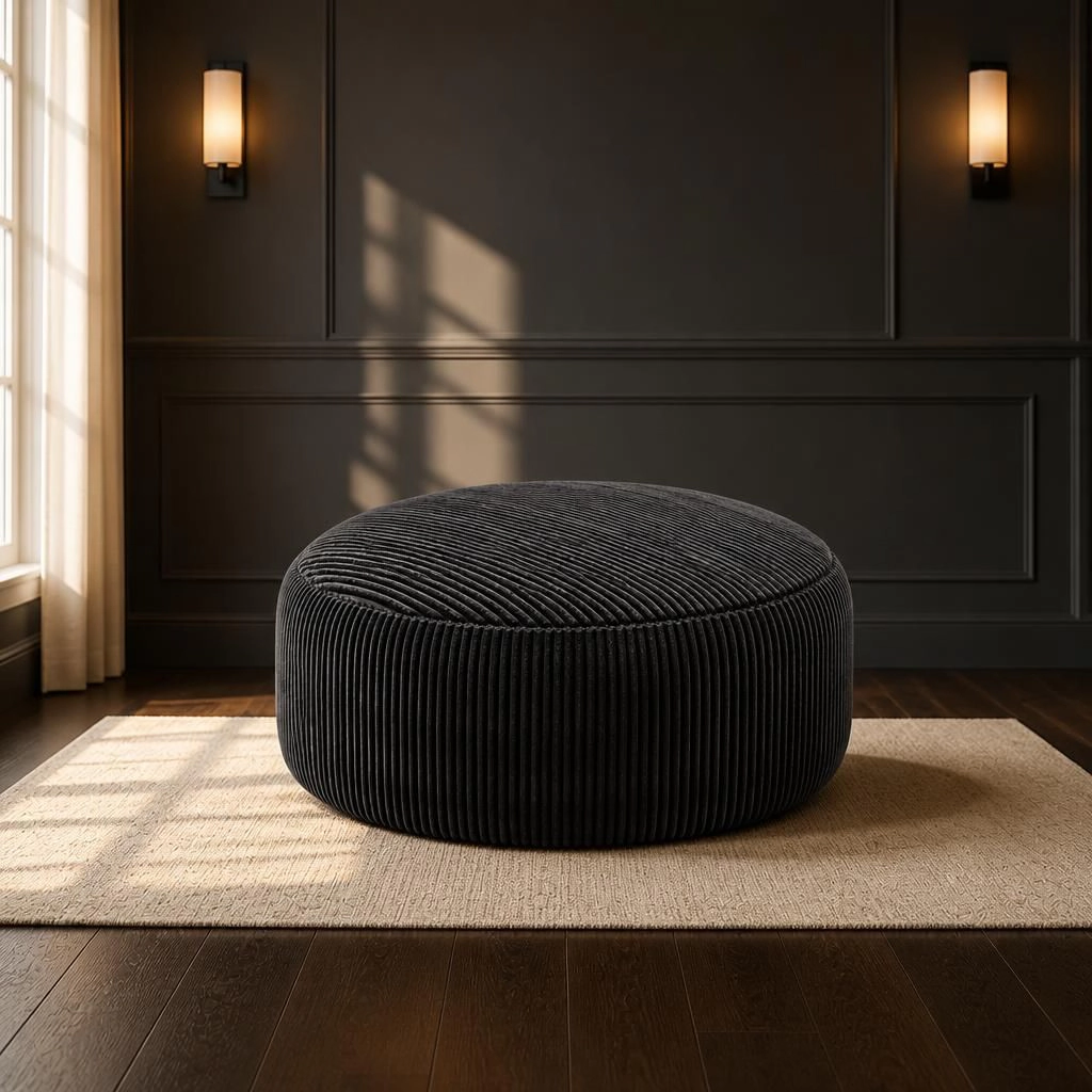 GOODSILO Corduroy Lazy Single Seat Bean Bag Chair