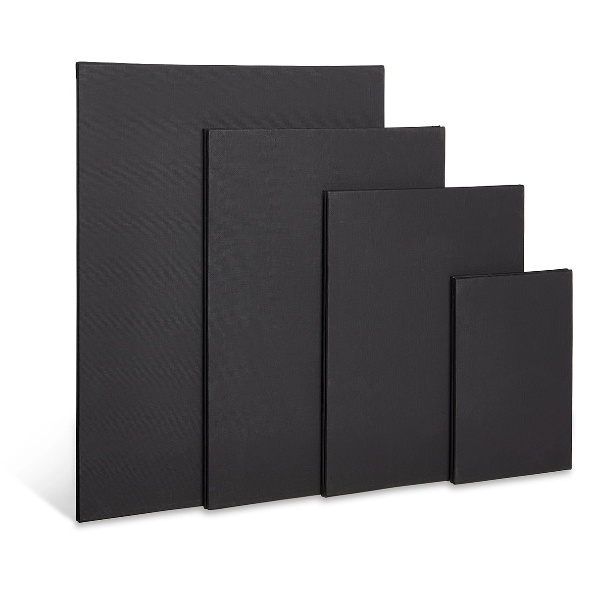 KINGART Black Canvas Panel Boards - Multi-Size 8-Pack (5x7, 8x10, 9x12, 11x14)