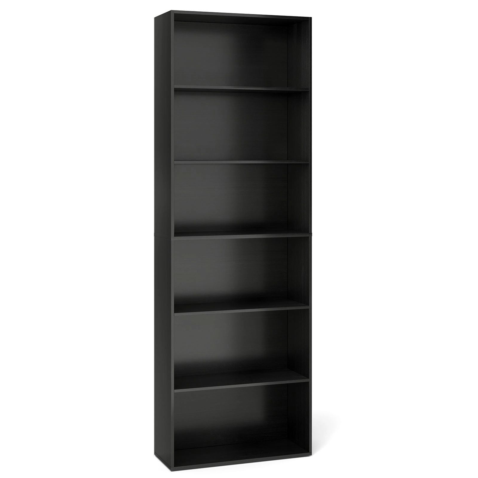 SlickBlue 70 Inch Freestanding Bookcase Display Shelf with 6 Storage Tiers