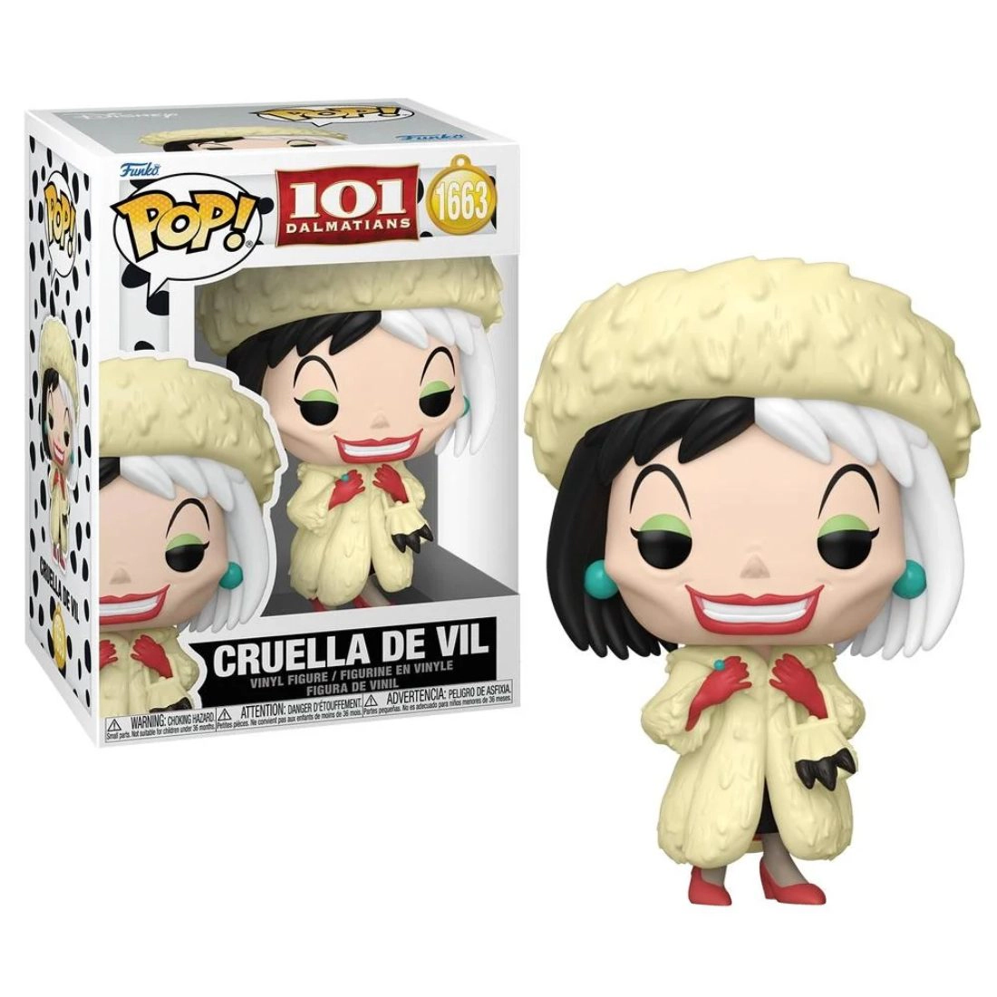 Funko Pop! 101 Dalmations: Cruella De Vil #1663