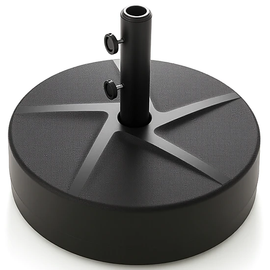 SlickBlue Fillable Patio Umbrella Base with Adapters and Pole