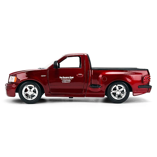 Jada Ford F-150 Svt Lightning Pickup Truck Red Color Brush Finish "The Fast And The Furious" (2001) Movie "25