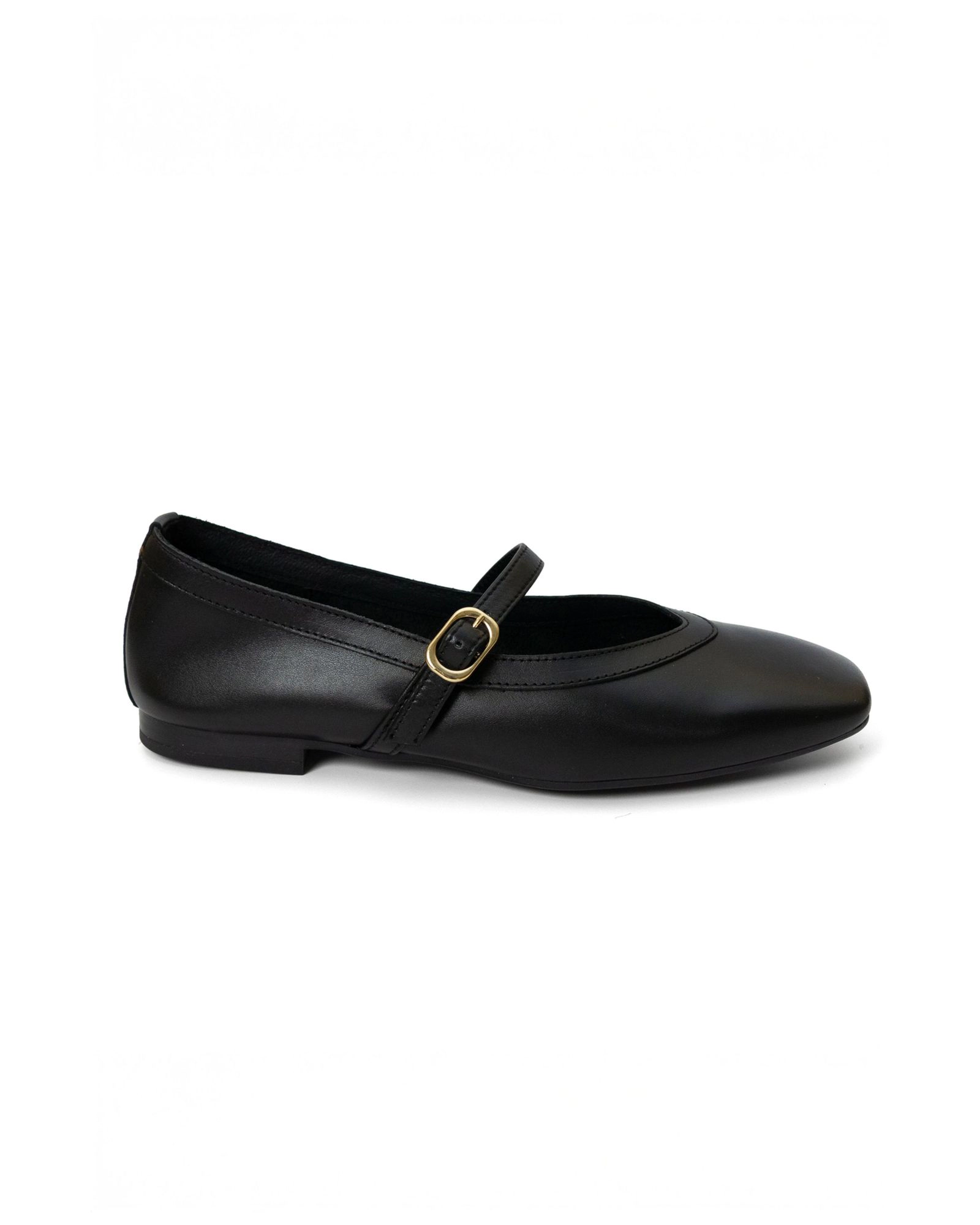 Menina Step Womens Greta Leather Mary Jane Flat