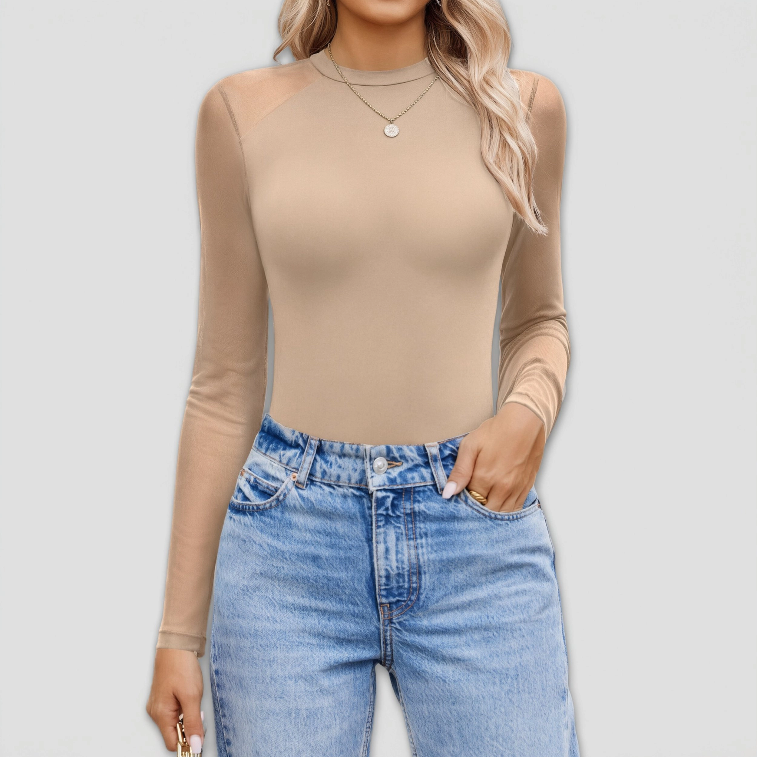 Avidlove Women's Long Sleeve Bodysuit