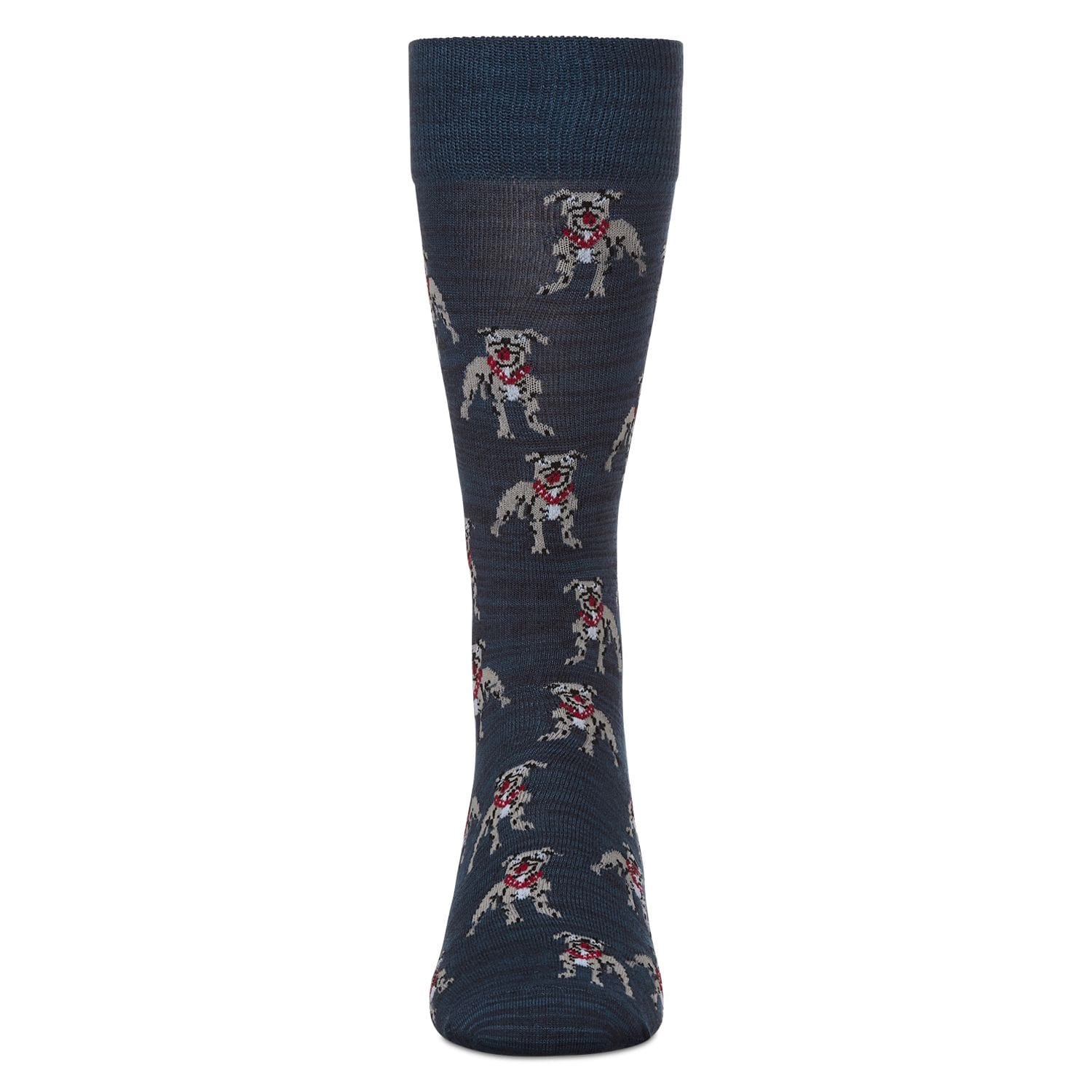 MeMoi Men's American Bully Dog Bamboo Blend Crew Socks