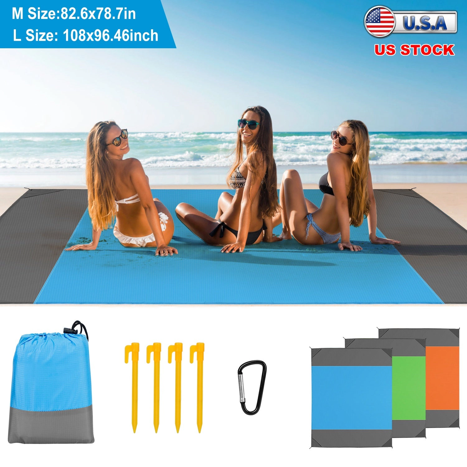 GBruno Sand Proof Water Resistant Picnic Blanket