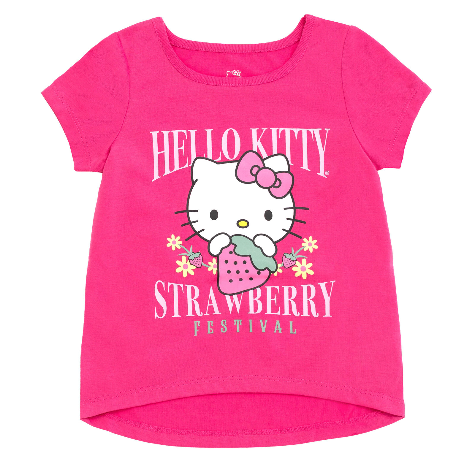 Hello Kitty Girls' T-Shirt and French Terry Shorts Set