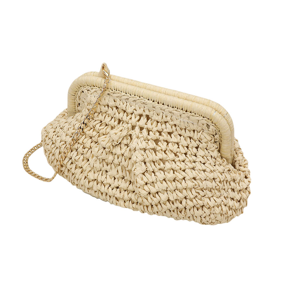 FASHNZFAB Weave Dumpling Hand Bag / Clutch / Crossbody Bag