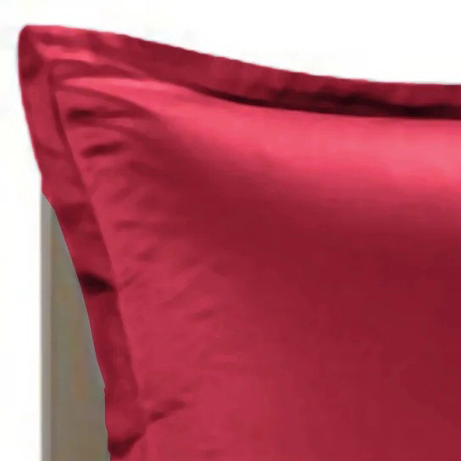 Brielle Home 100% Premium 300 TC Modal Bedding Collection Sateen Duvet Cover 68" x 86" and One 20" x 26" Sham Twin Red