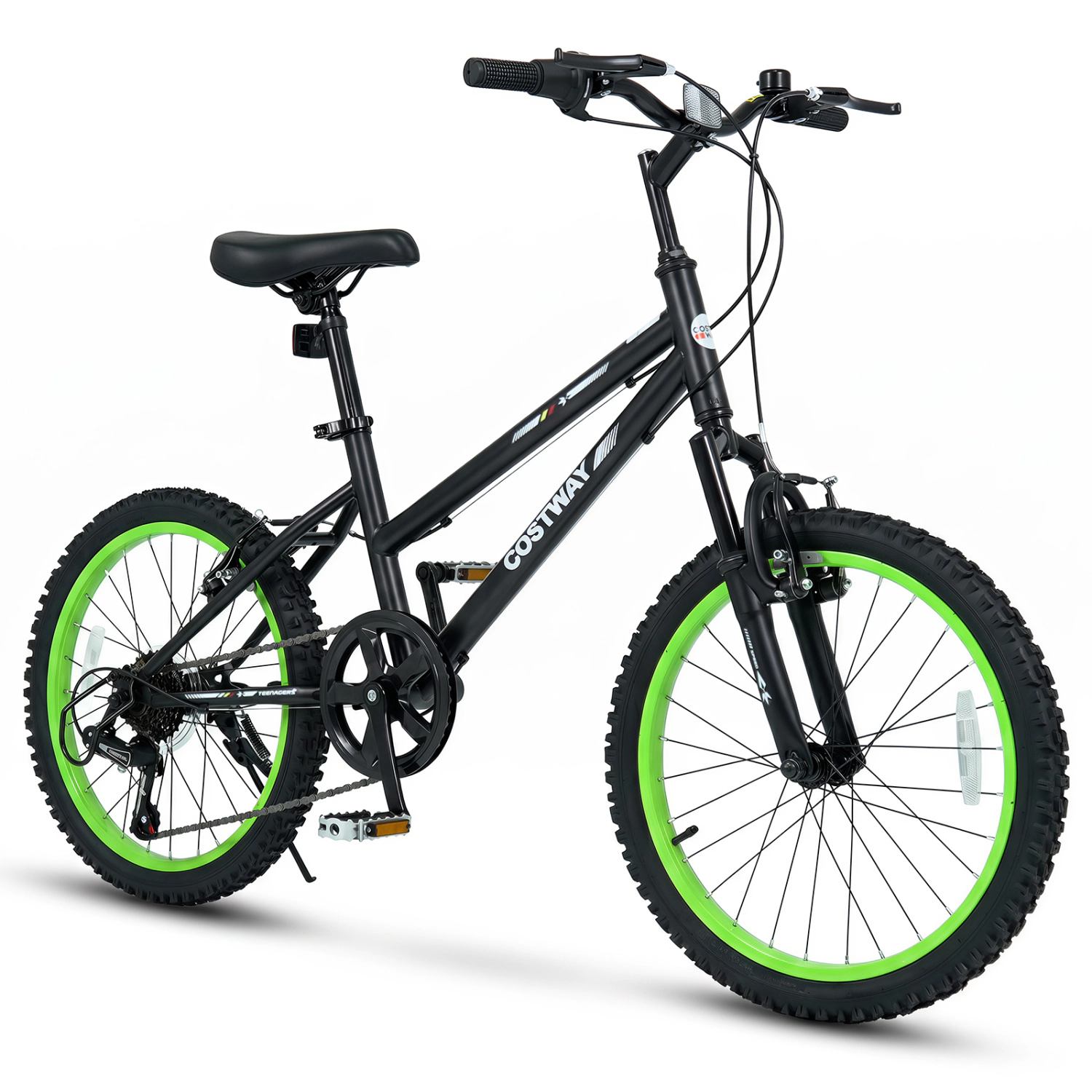 LJG 20 Inch Kids Mountain Bike with Adjustable Seat