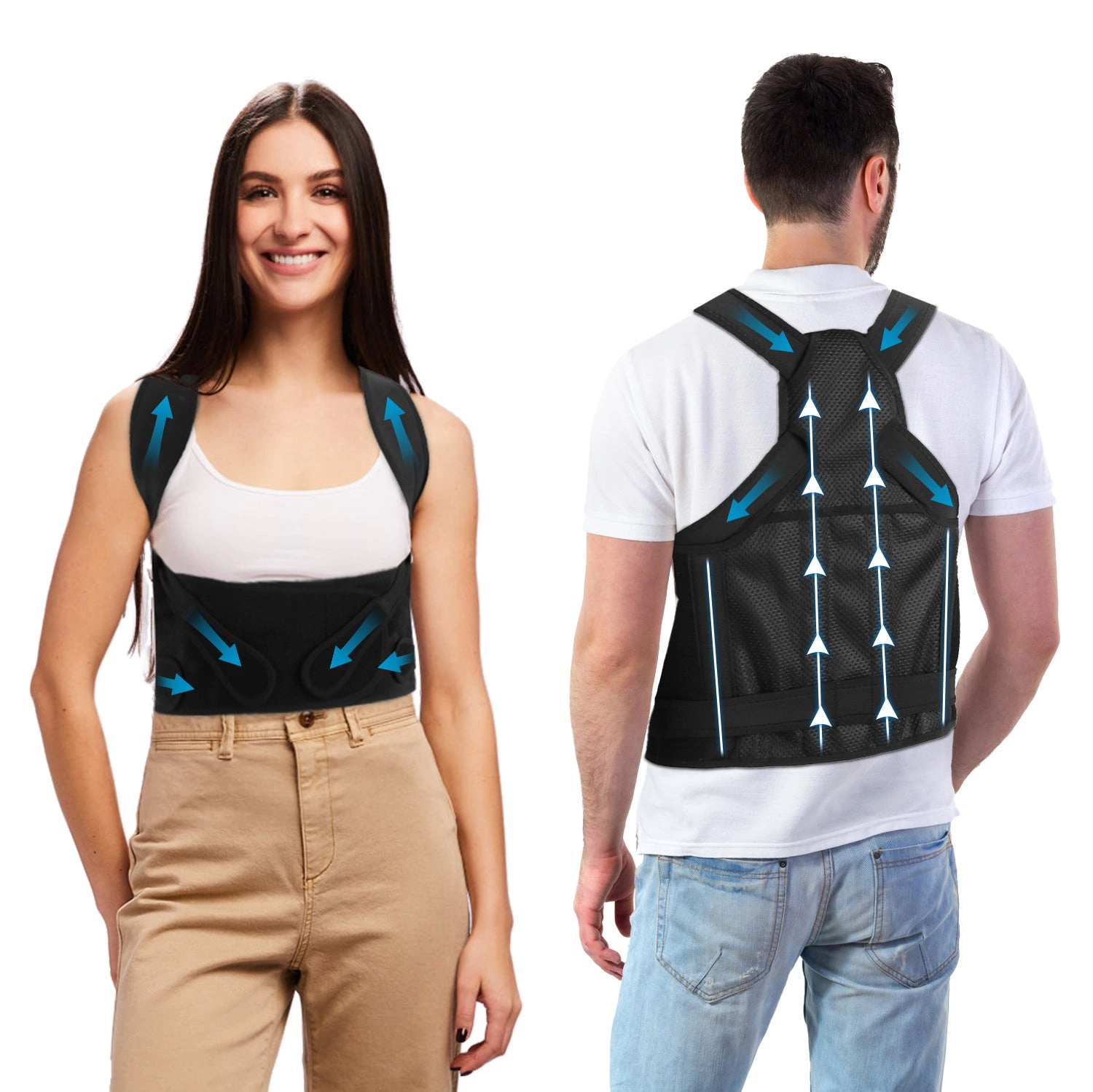GBruno Adjustable Back Brace Posture Corrector