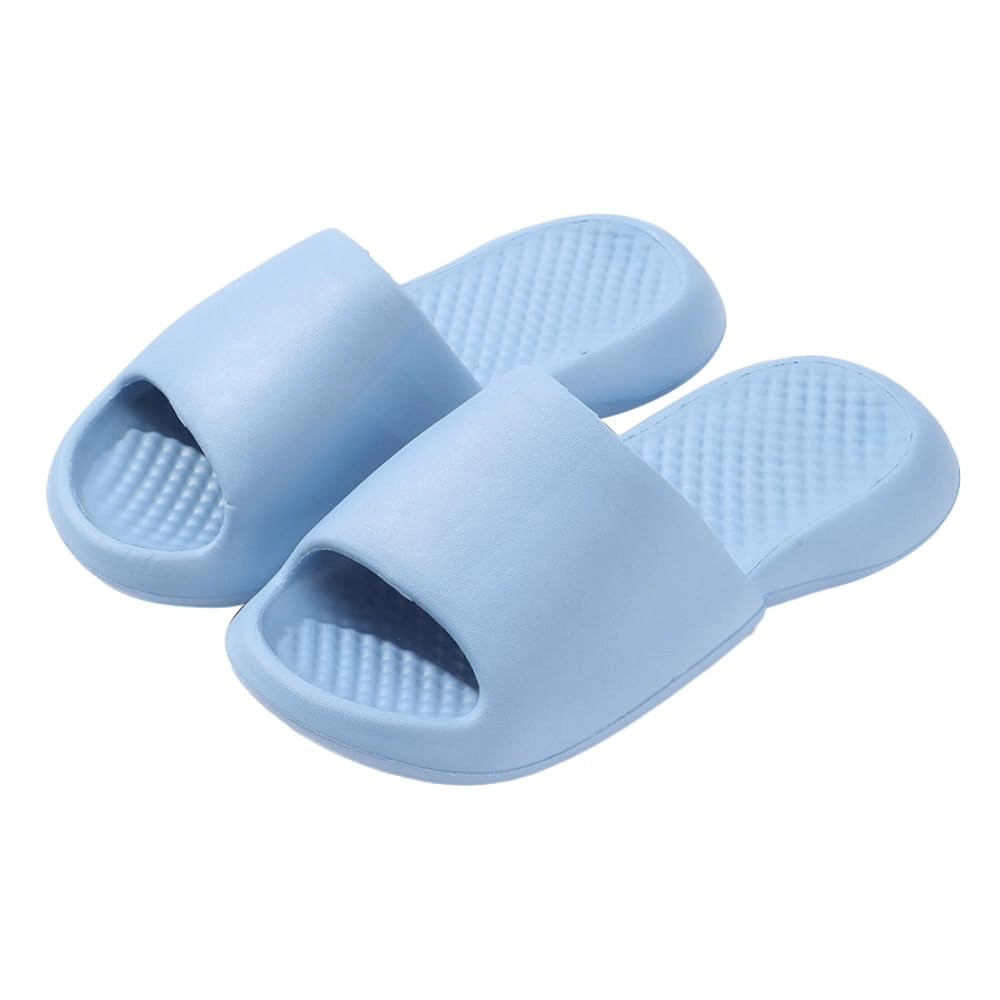 Roxoni Women's Adjustable Double Buckle Slide Sandals