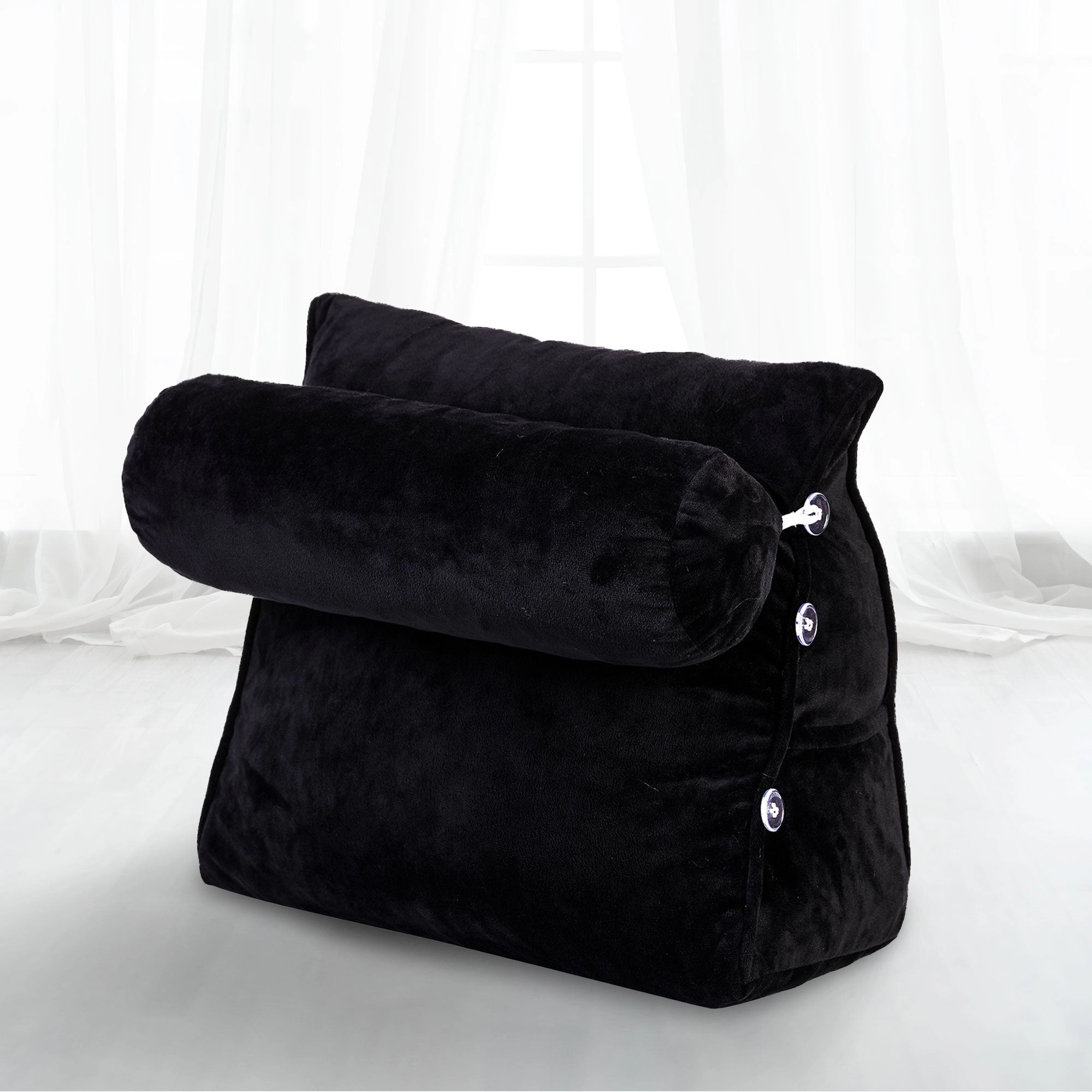 Cheer Collection Wedge Pillow with Detachable Bolster and Backrest Support