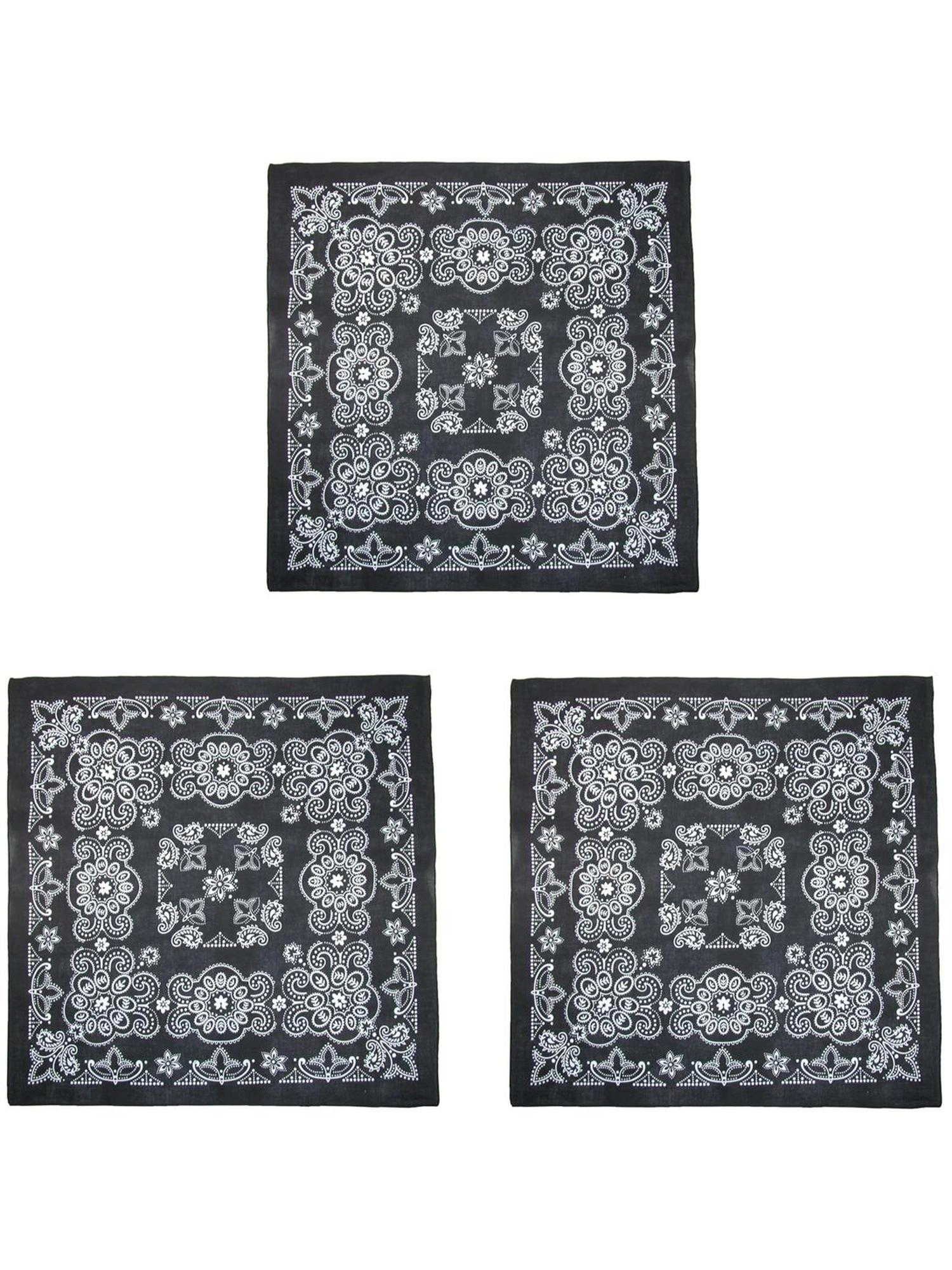 CTM Cotton Giant-Danna Large Bandanas (Pack of 3)