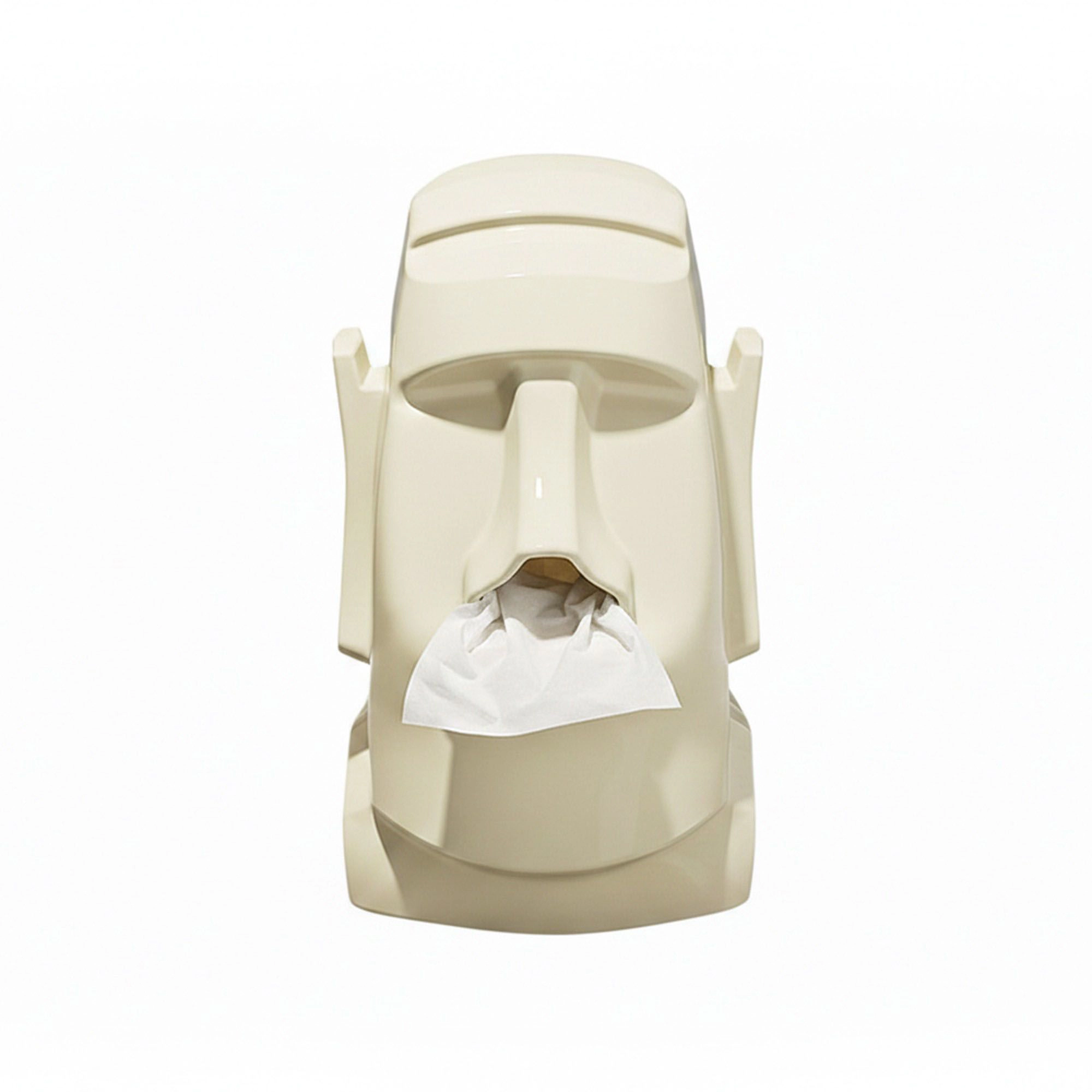Alilang Unisex Modern Face Tissue Box Holder Decorative Desk and Home Accent
