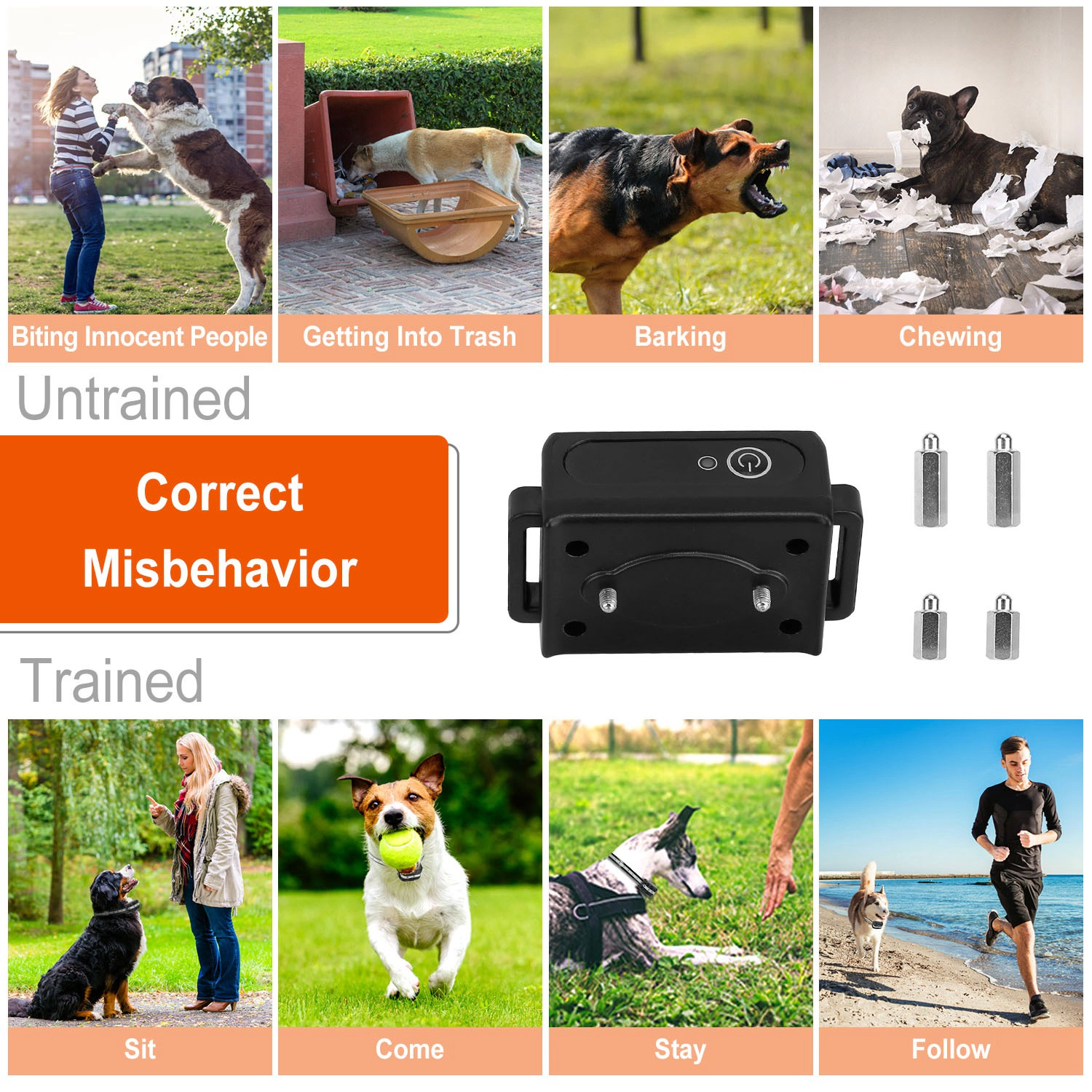 GBruno Waterproof Dog Training Collar Receiver