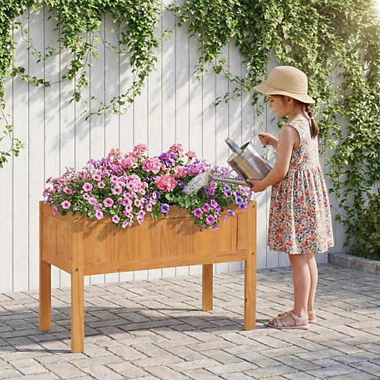 Hivvago Elevated Wooden Planter Box
